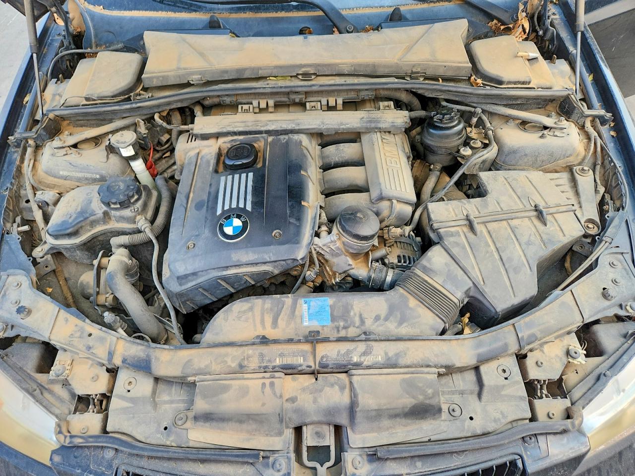 2007 Bmw 328 I Sulev Черный vin: WBAVC53597FZ70743