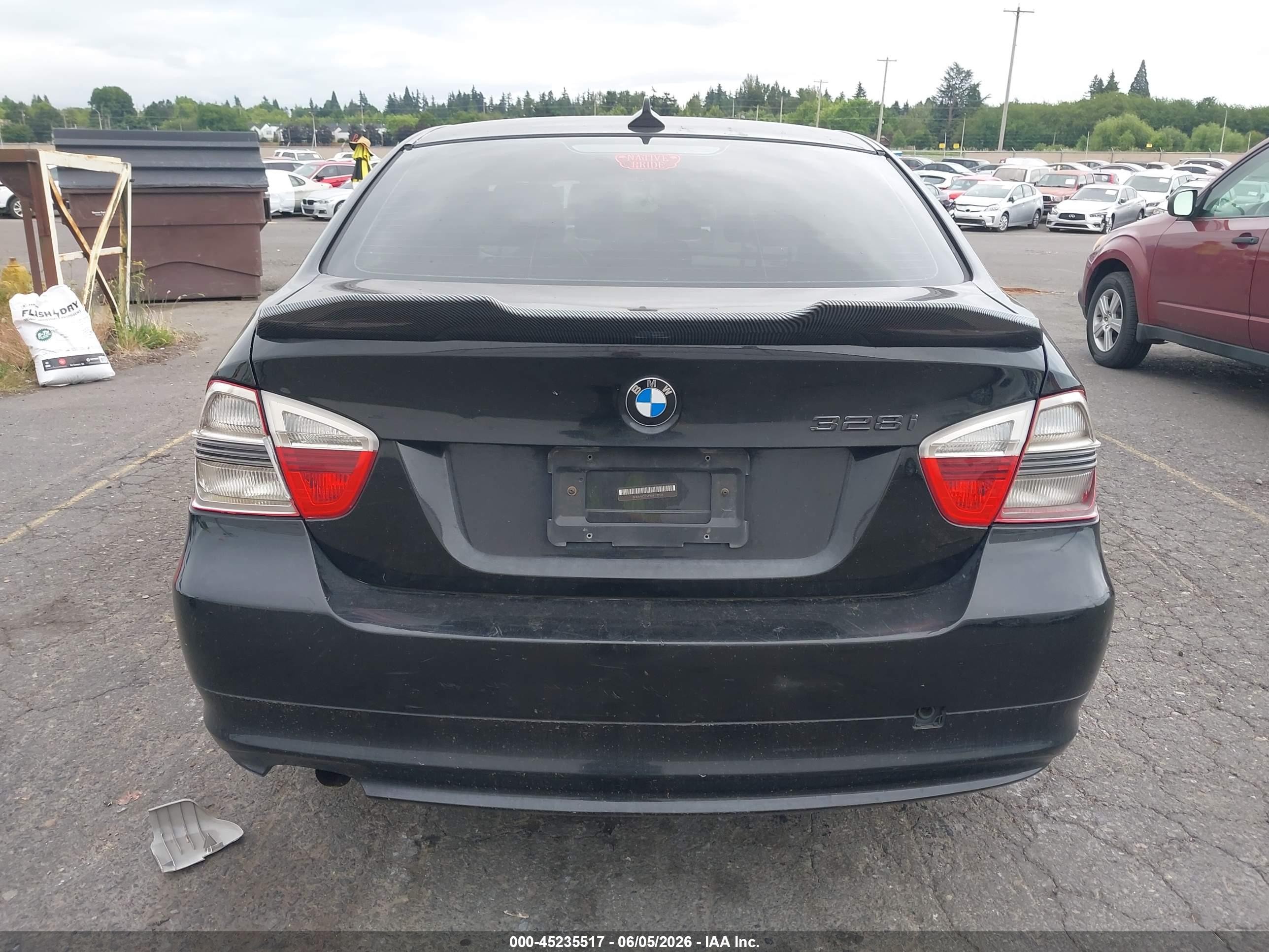 2008 Bmw 328i   Black vin: WBAVC53598F010131