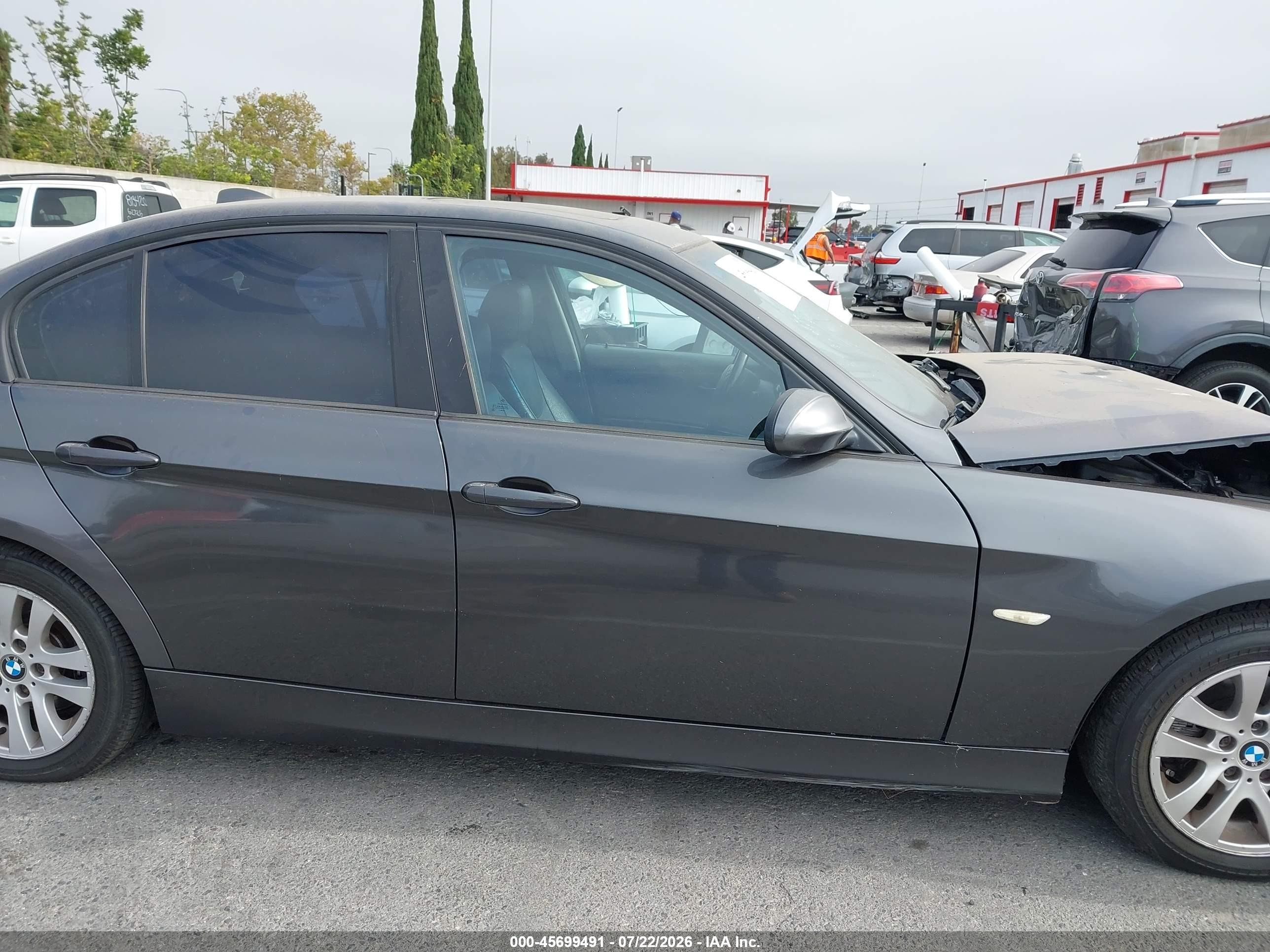 2007 Bmw 328i   Gray vin: WBAVC535X7FZ76454