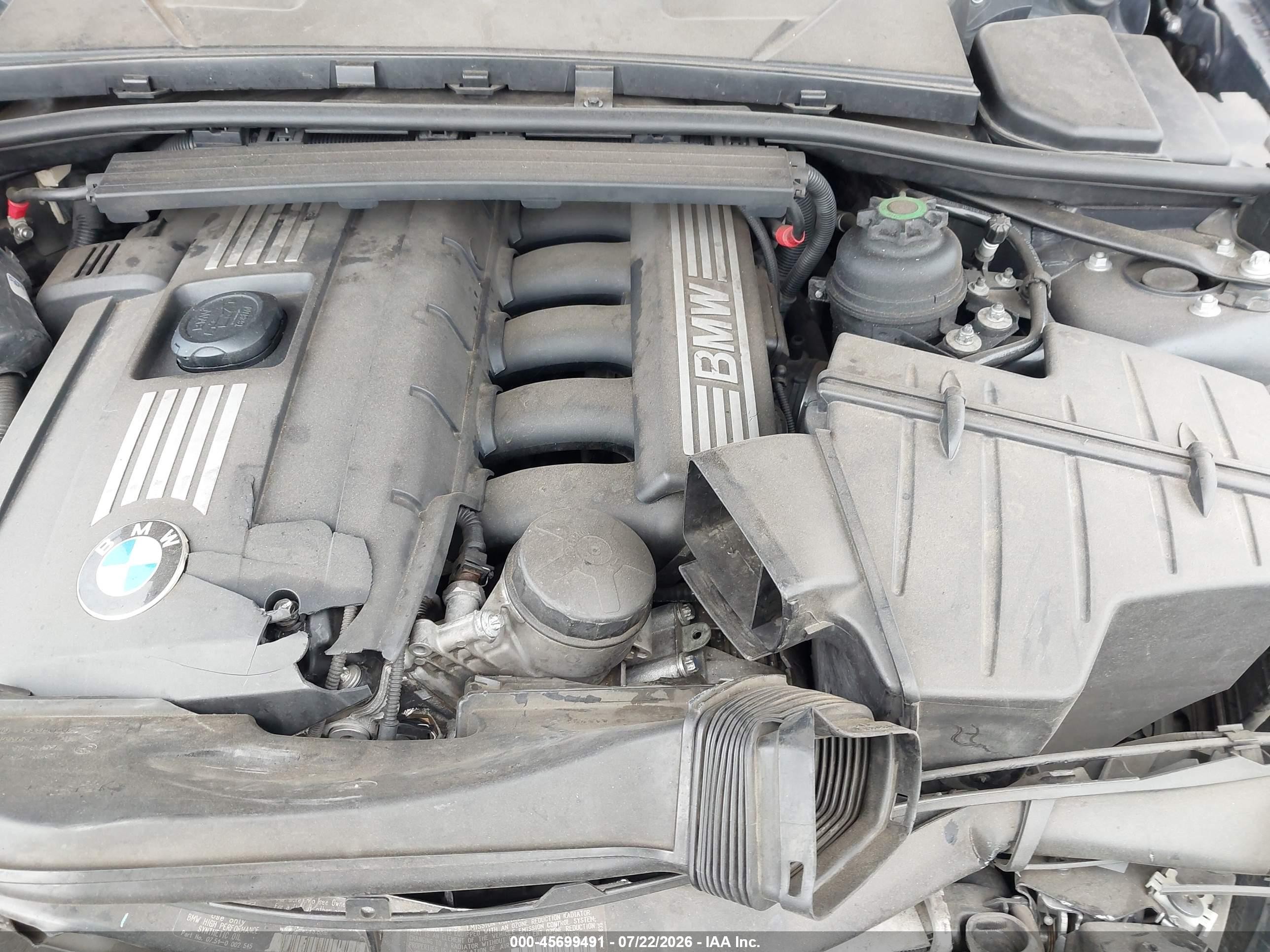 2007 Bmw 328i   Gray vin: WBAVC535X7FZ76454