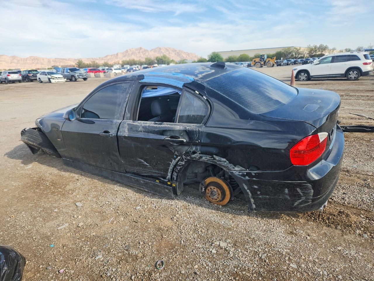 2007 Bmw 328 I Sulev Black vin: WBAVC535X7FZ81105