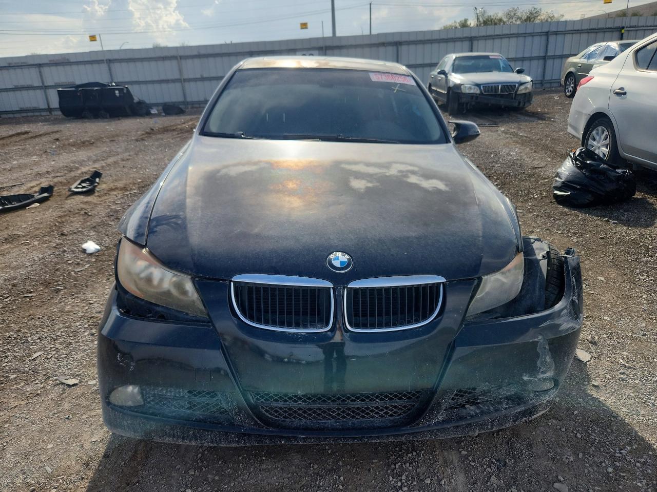 2007 Bmw 328 I Sulev Black vin: WBAVC535X7FZ81105