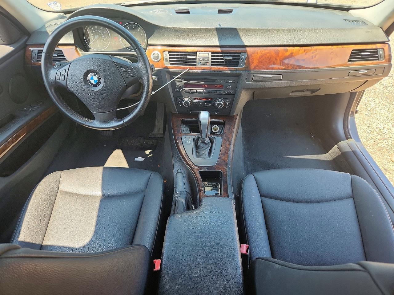 2008 Bmw 328 I Sulev Black vin: WBAVC535X8F010347