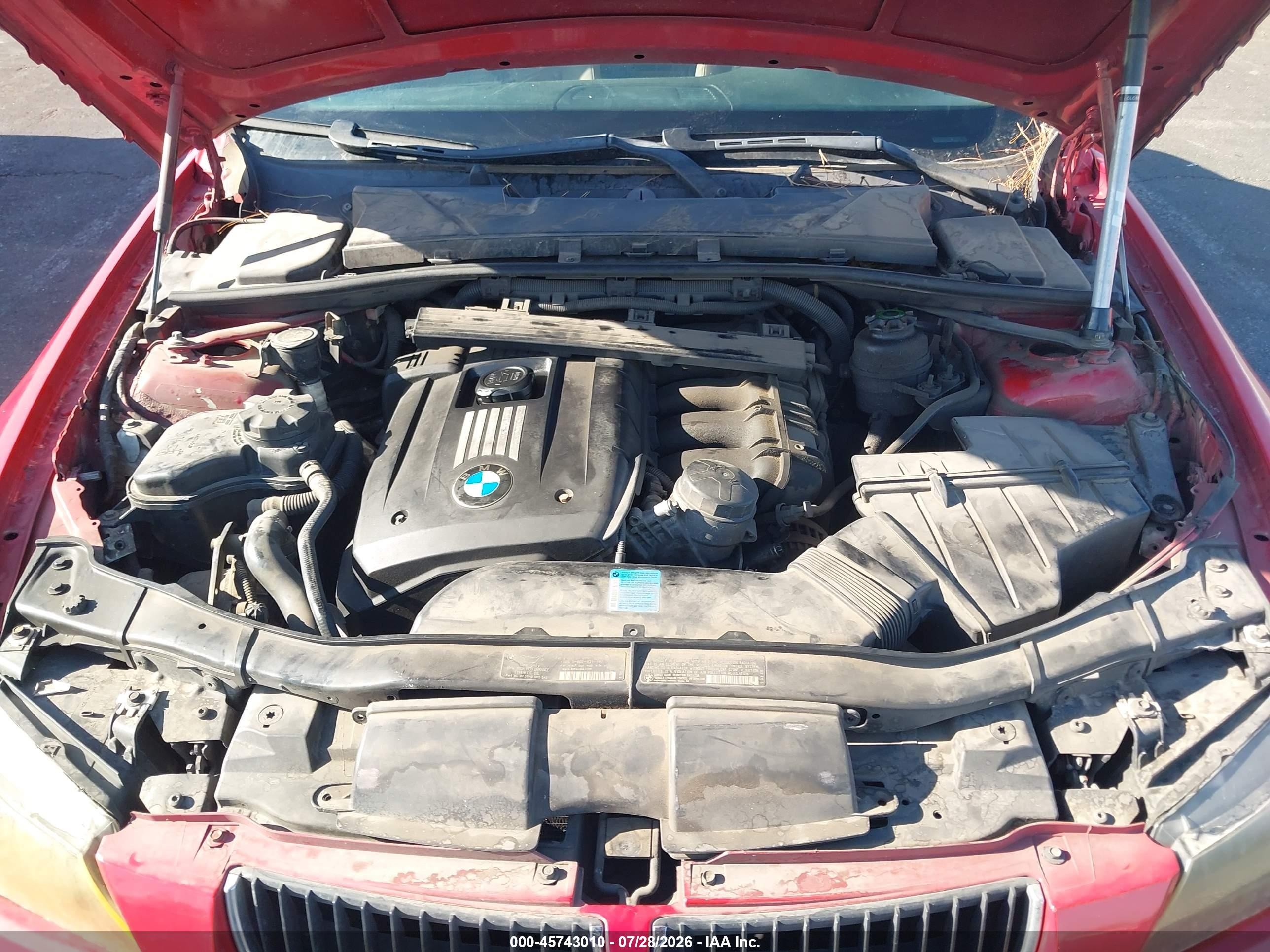2008 Bmw 328i   Red vin: WBAVC535X8FZ82384