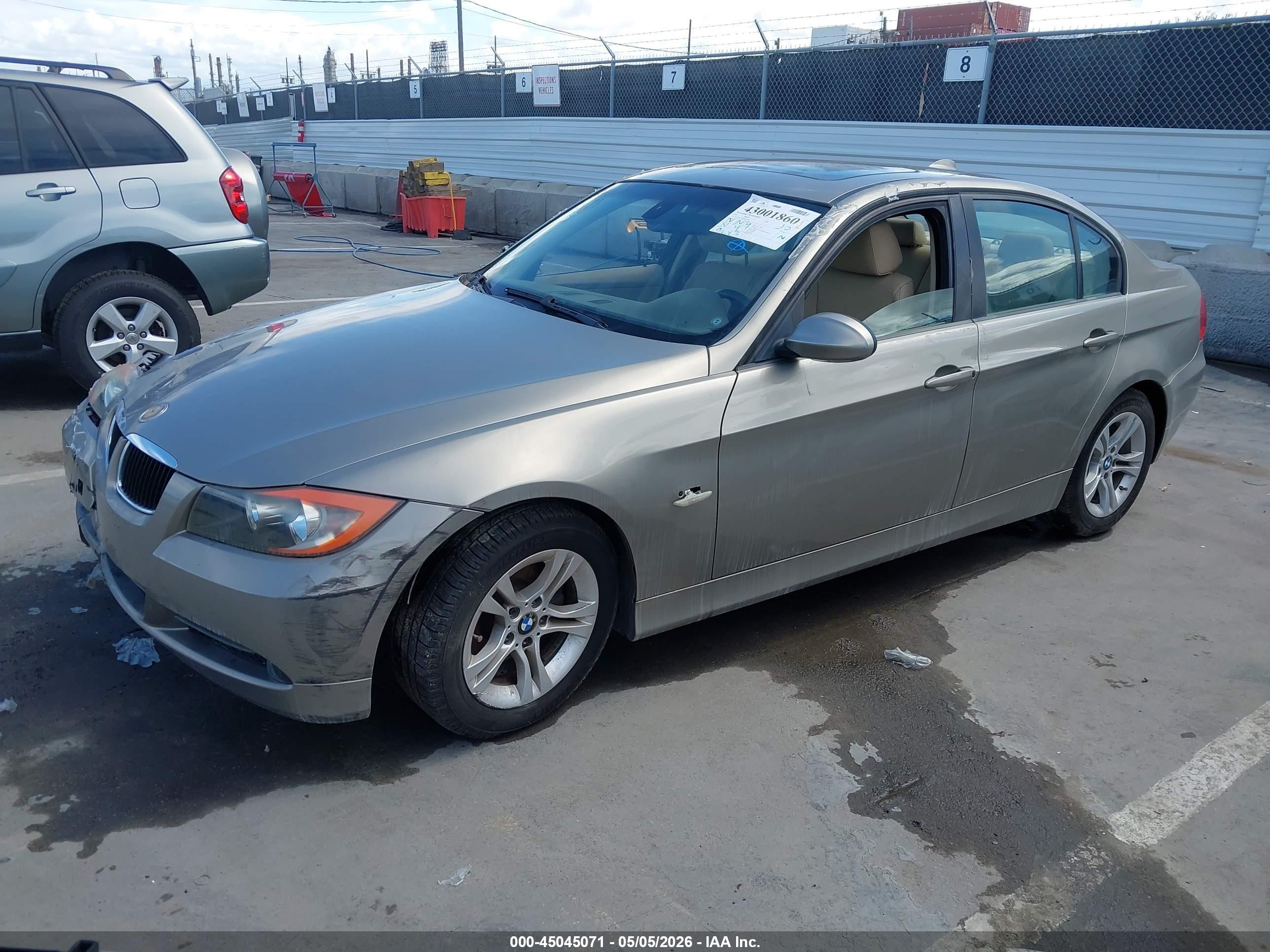 2008 Bmw 328i   Gold vin: WBAVC57518NK78168