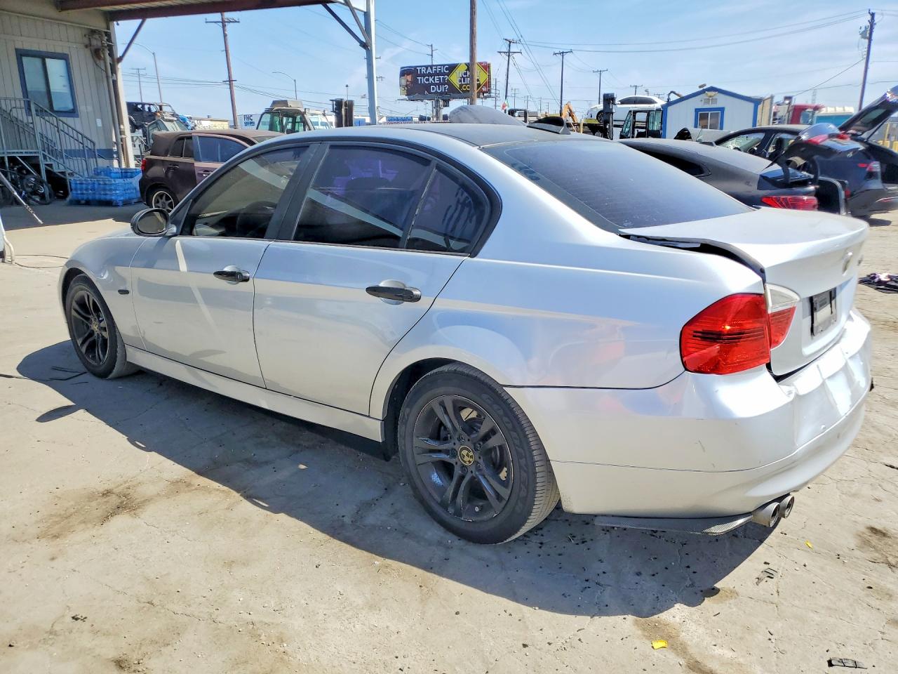 2008 Bmw 328 I Sulev Серебряный vin: WBAVC57588NK77096