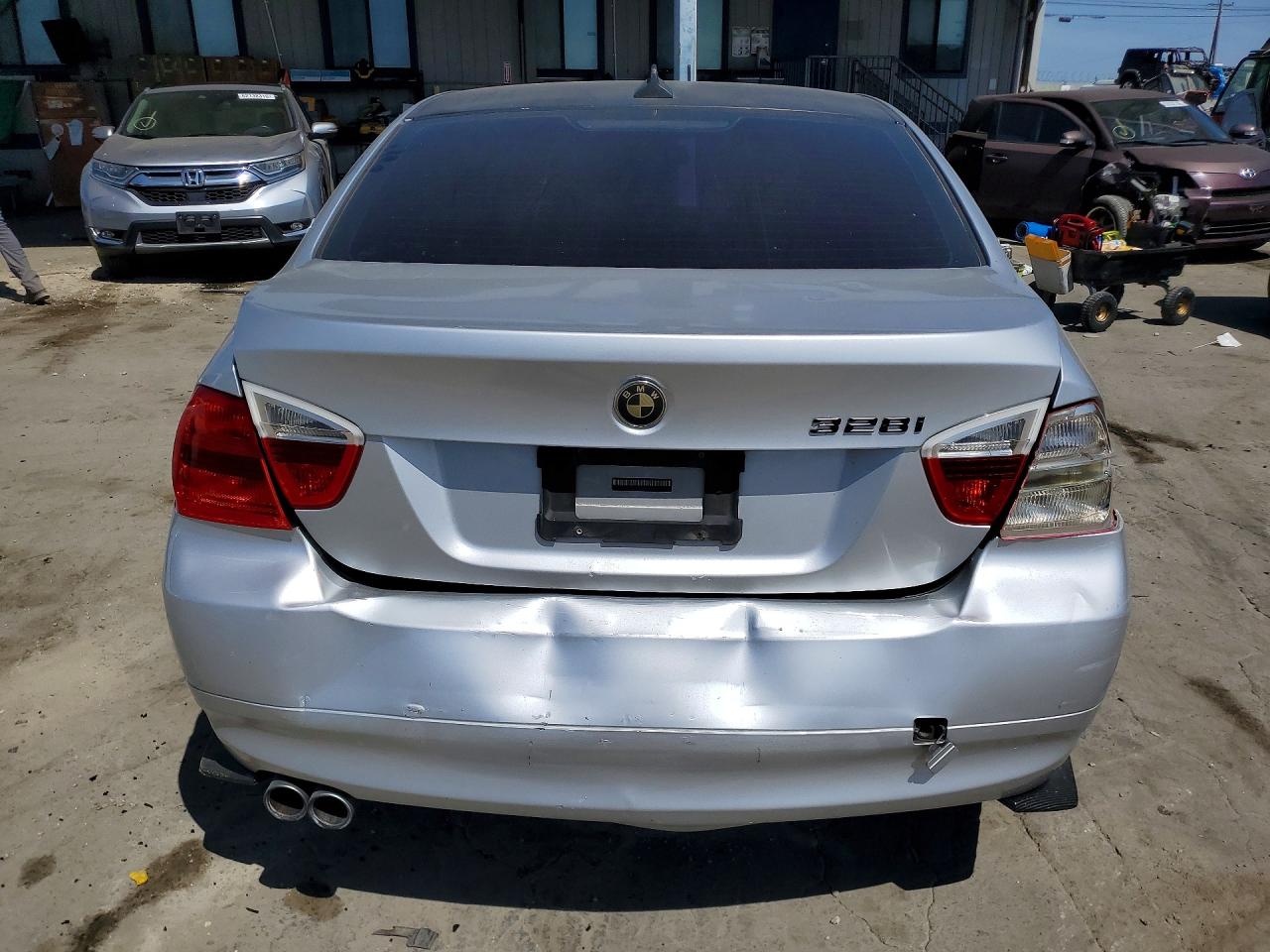 2008 Bmw 328 I Sulev Серебряный vin: WBAVC57588NK77096