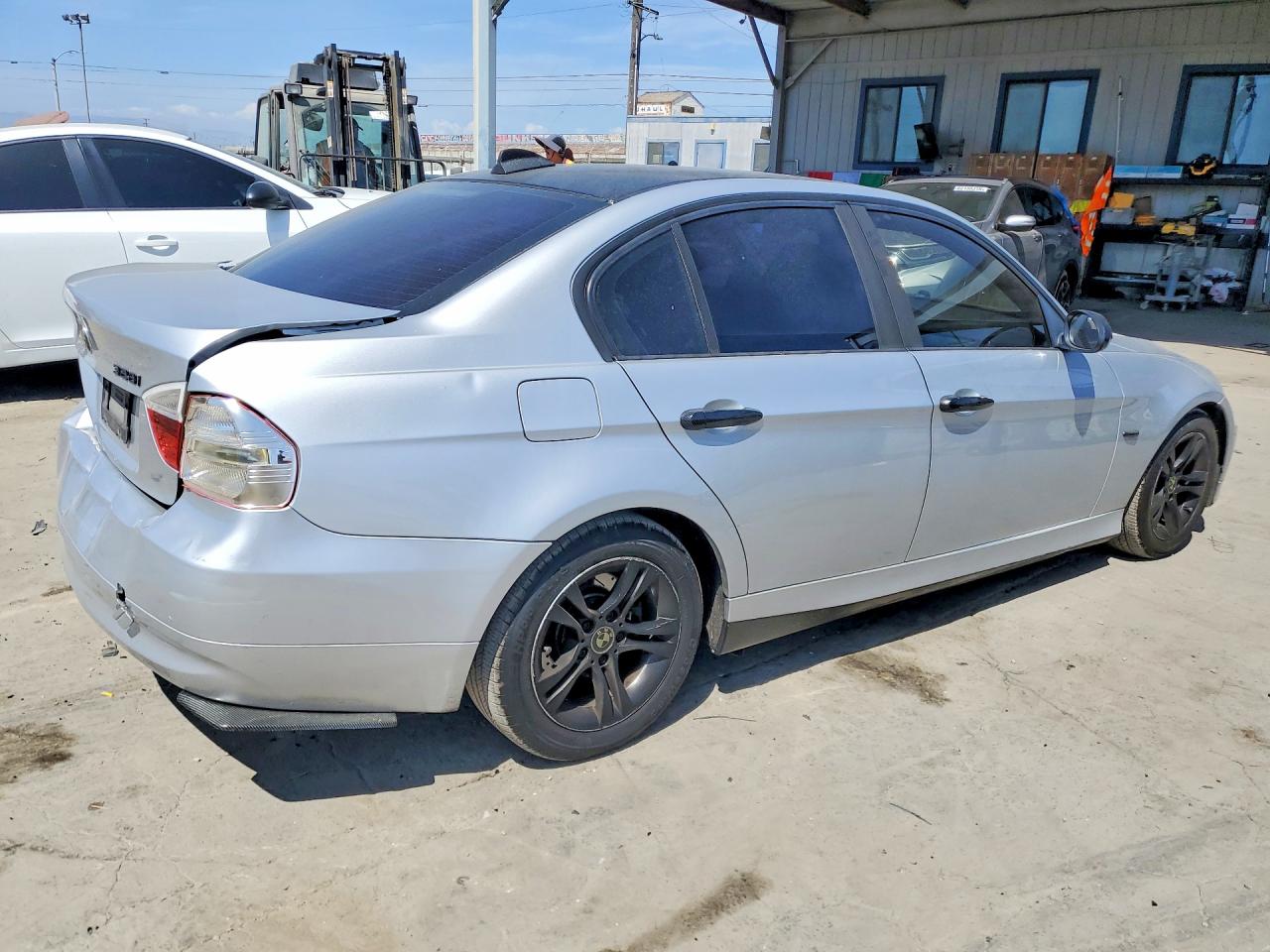 2008 Bmw 328 I Sulev Серебряный vin: WBAVC57588NK77096