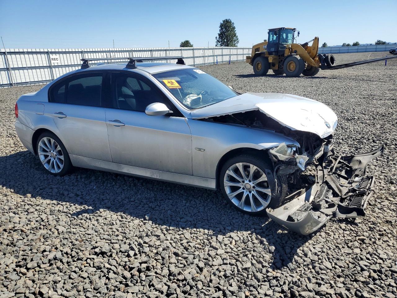2007 Bmw 328 Xi Sulev Silver vin: WBAVC73507KP30676