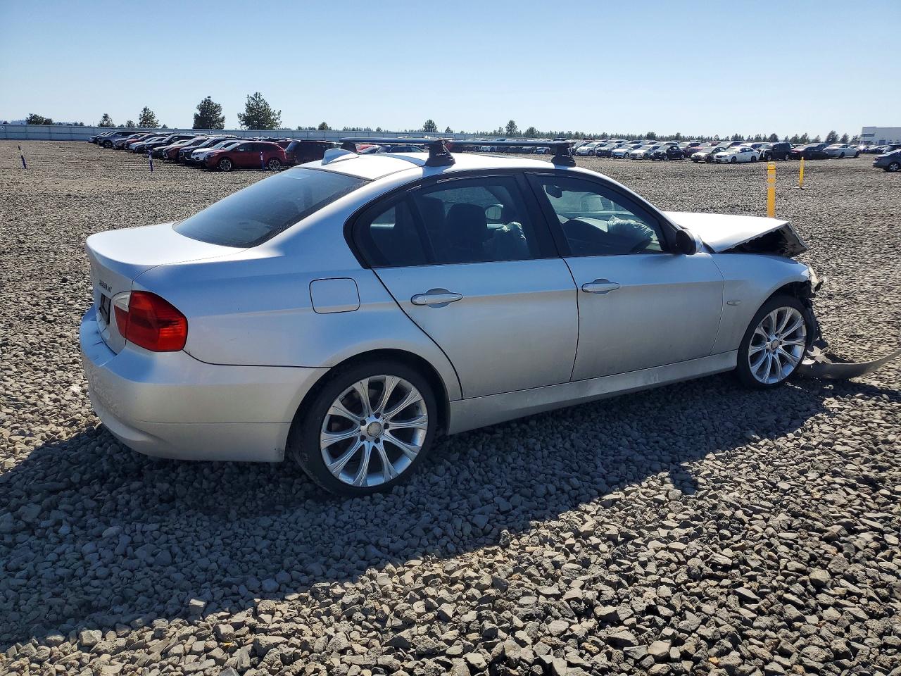 2007 Bmw 328 Xi Sulev Silver vin: WBAVC73507KP30676