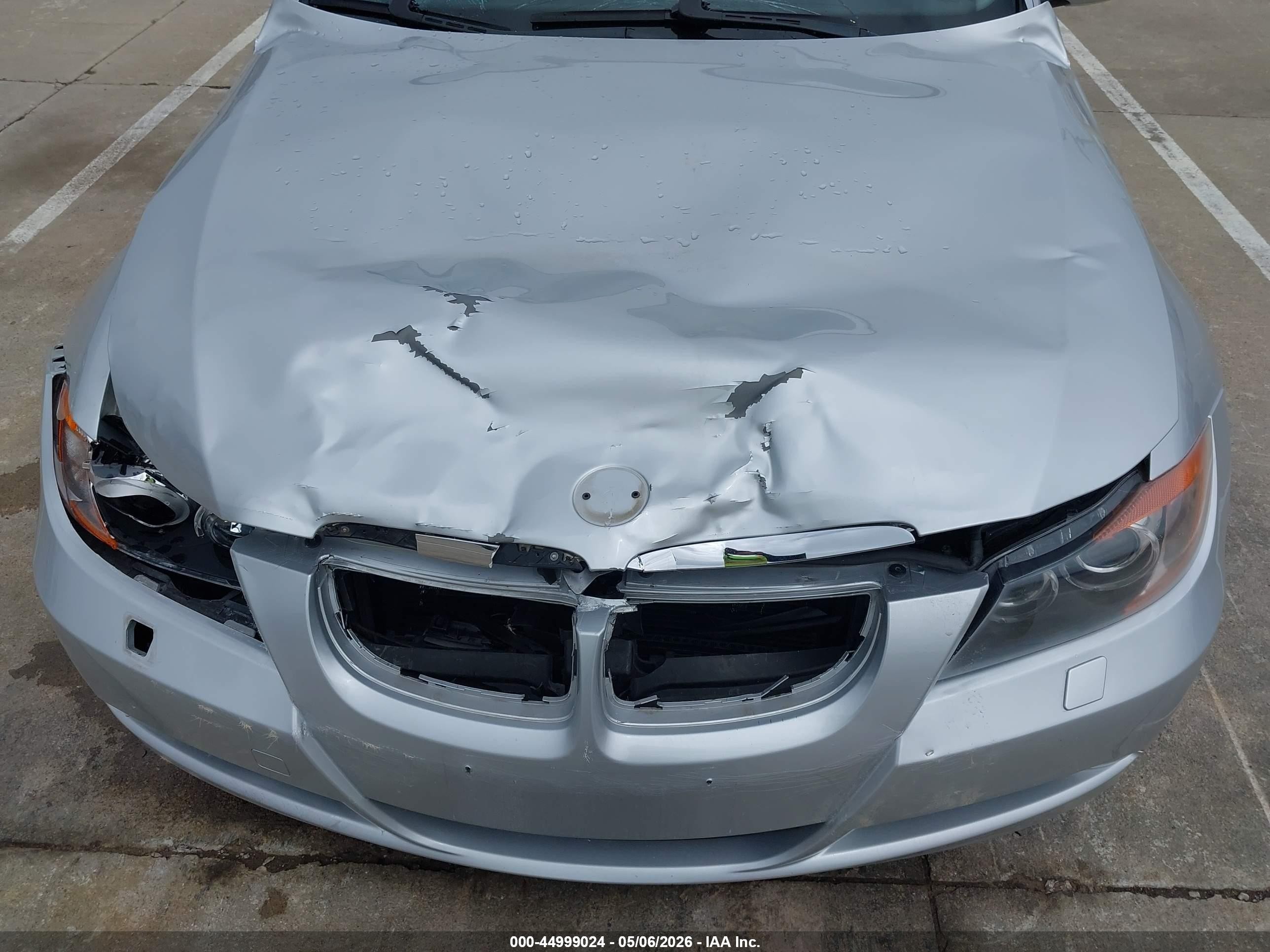 2007 Bmw 328xi   Silver vin: WBAVC73527KP34583