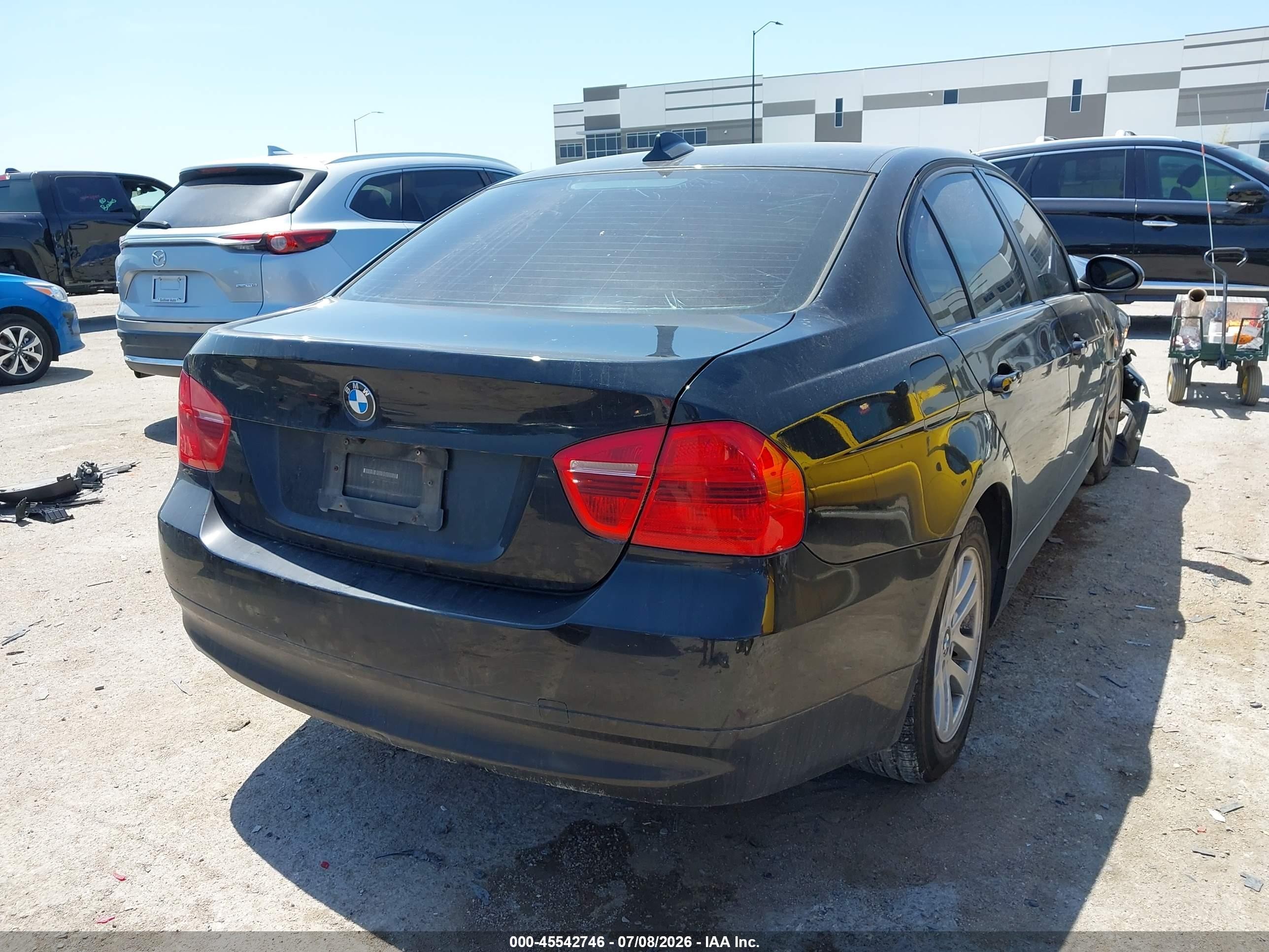 2007 Bmw 328xi Black vin: WBAVC73527KP35684