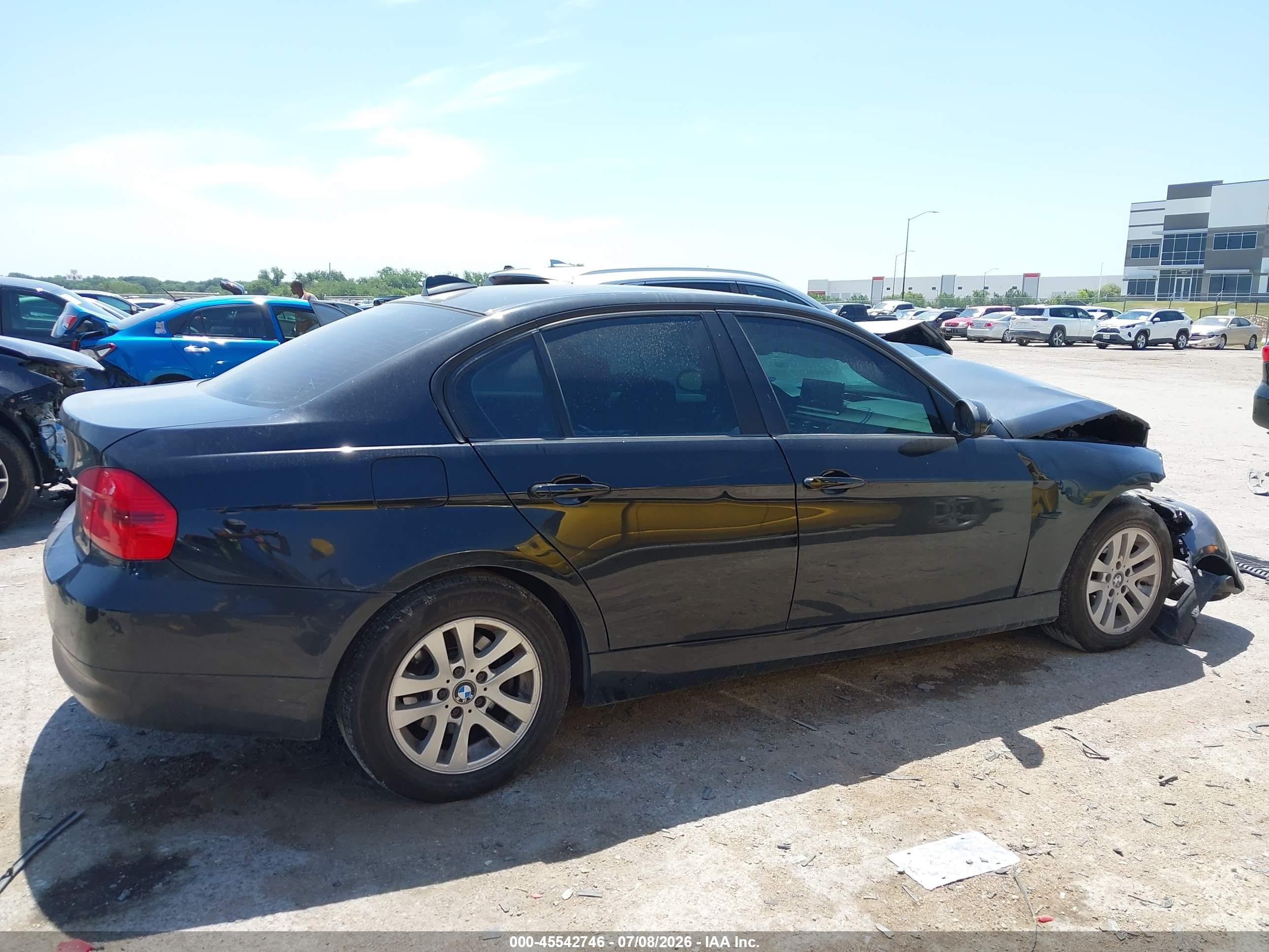 2007 Bmw 328xi Black vin: WBAVC73527KP35684
