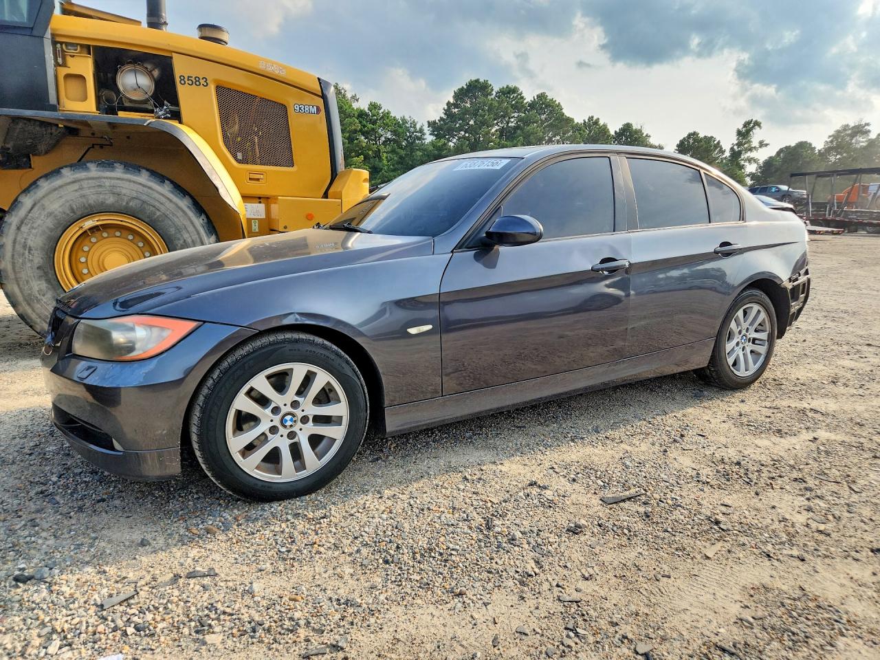 2007 Bmw 328 Xi Gray vin: WBAVC73537KP31921