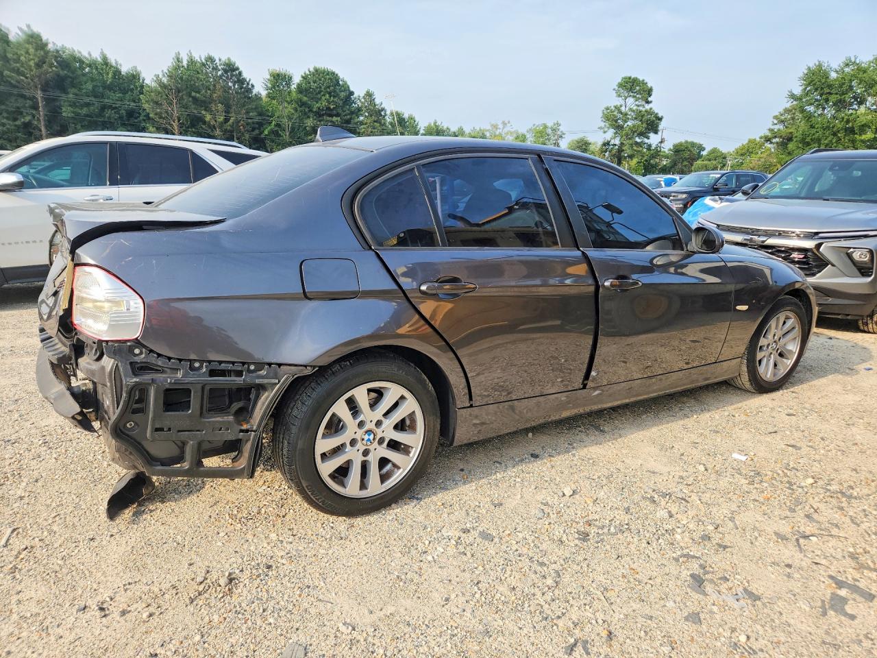 2007 Bmw 328 Xi Gray vin: WBAVC73537KP31921