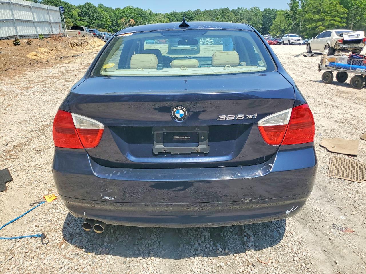 2007 Bmw 328 Xi Sulev Blue vin: WBAVC73537KP34527