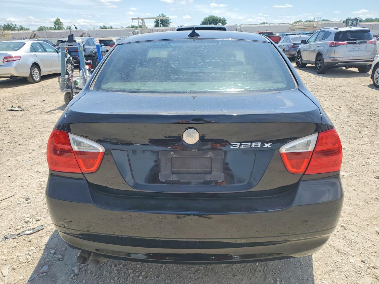 2007 Bmw 328 Xi Sulev Черный vin: WBAVC73547KP30681