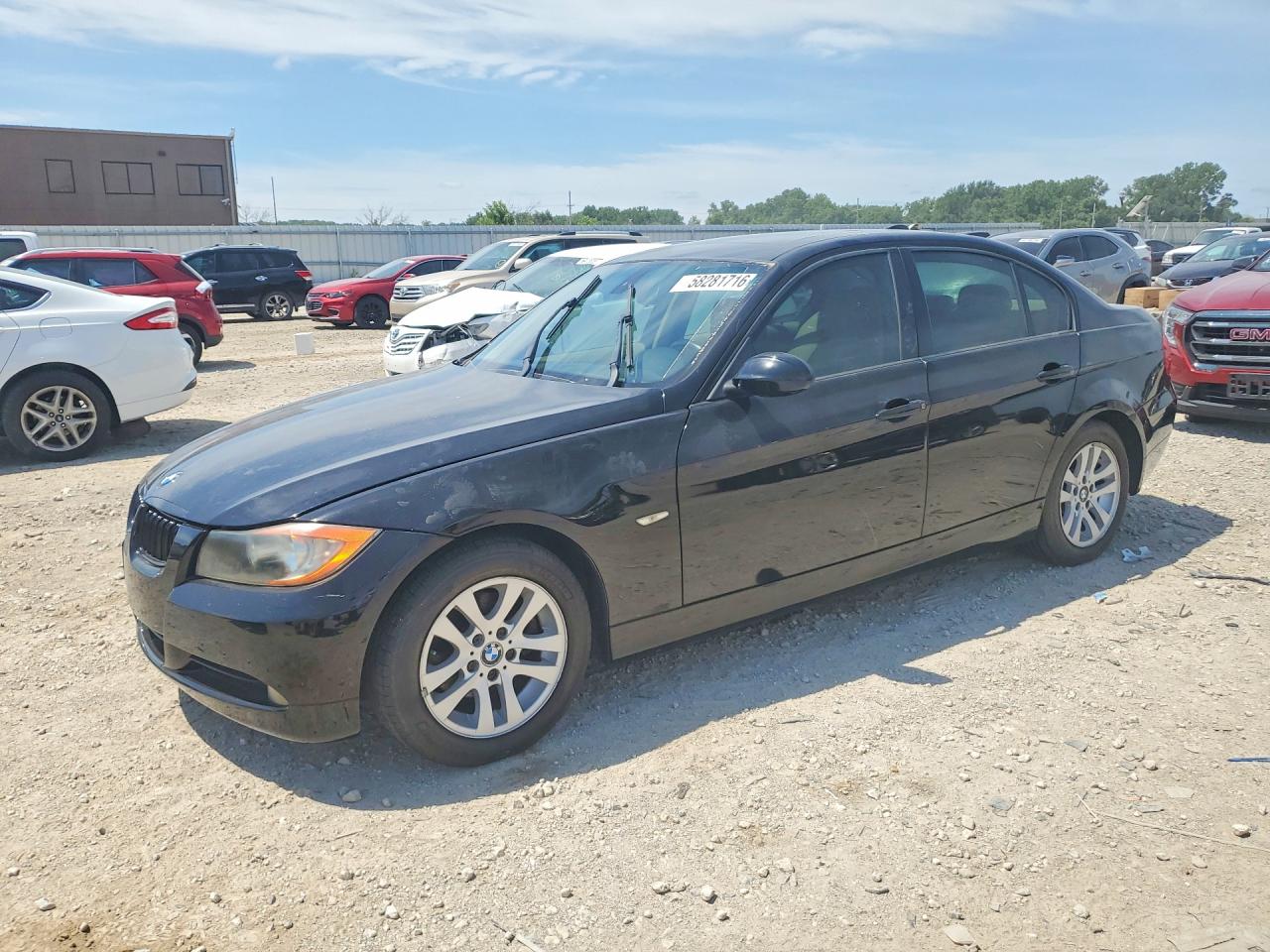 2007 Bmw 328 Xi Sulev Черный vin: WBAVC73547KP30681