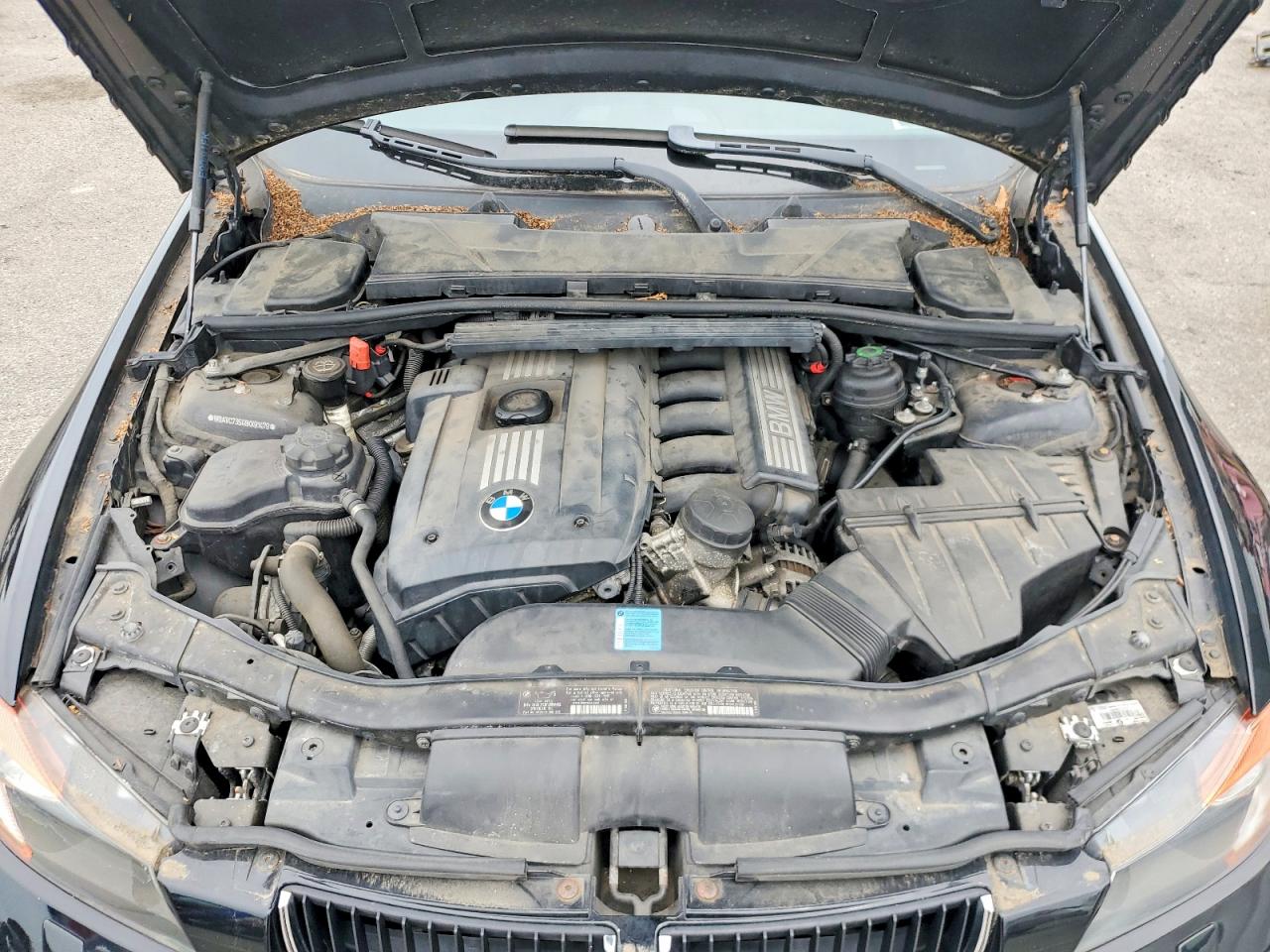 2008 Bmw 328 Black vin: WBAVC73548KX91479