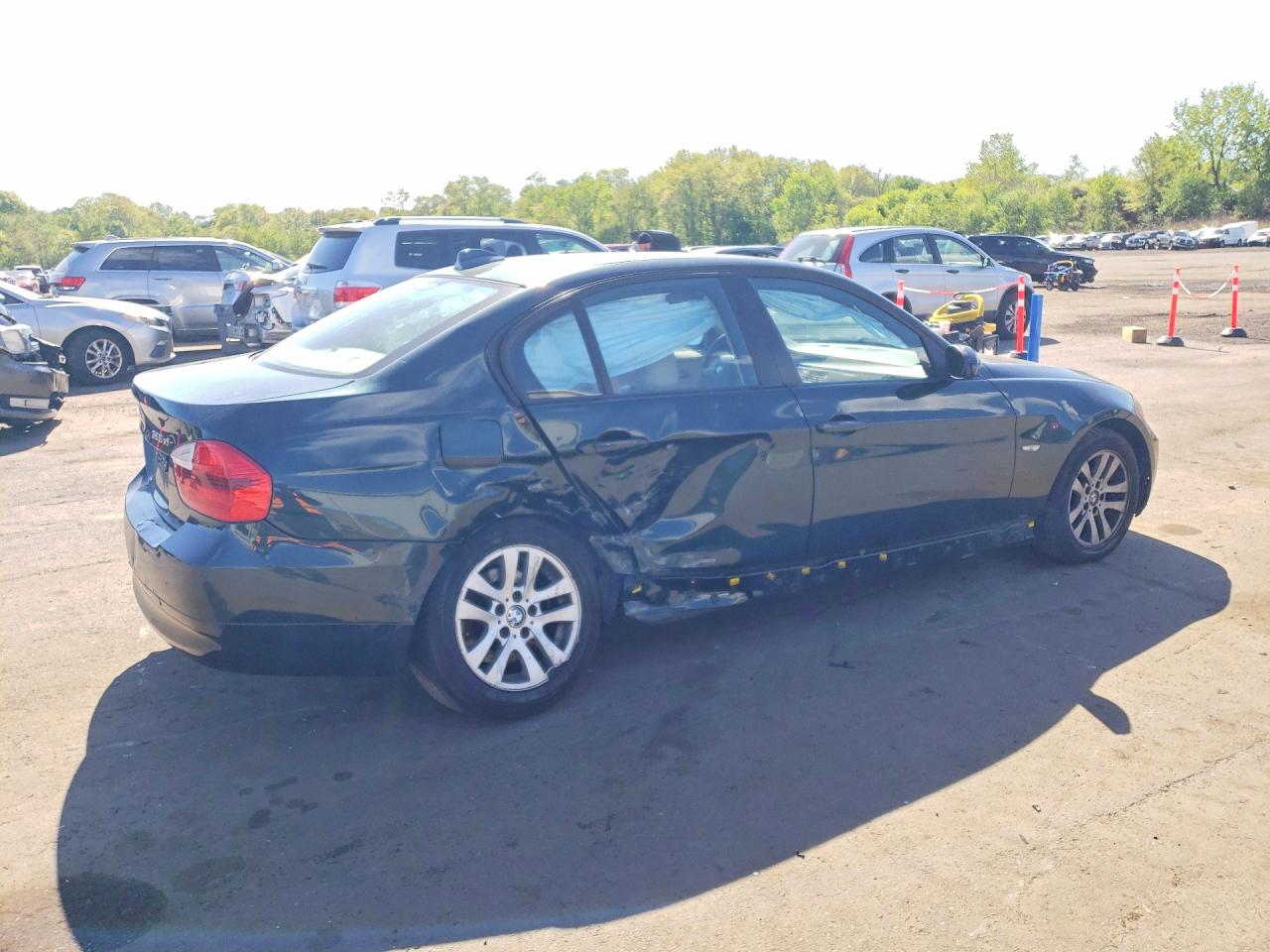 2007 Bmw 328 Xi Sulev Green vin: WBAVC73567KP33159