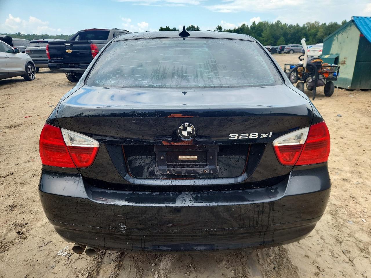 2007 Bmw 328 Xi Sulev Черный vin: WBAVC73577KP33610
