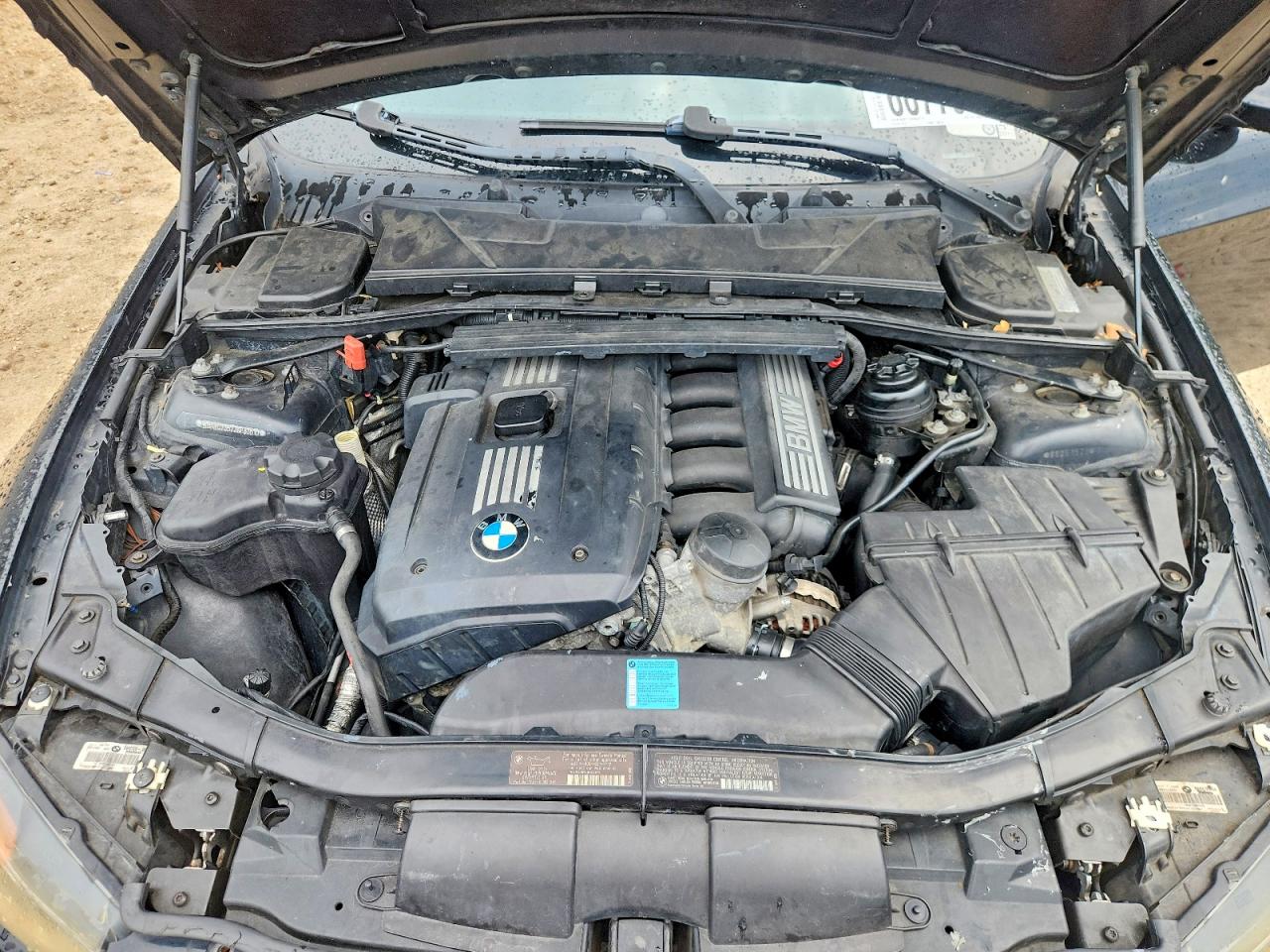 2007 Bmw 328 Xi Sulev Черный vin: WBAVC73577KP33610