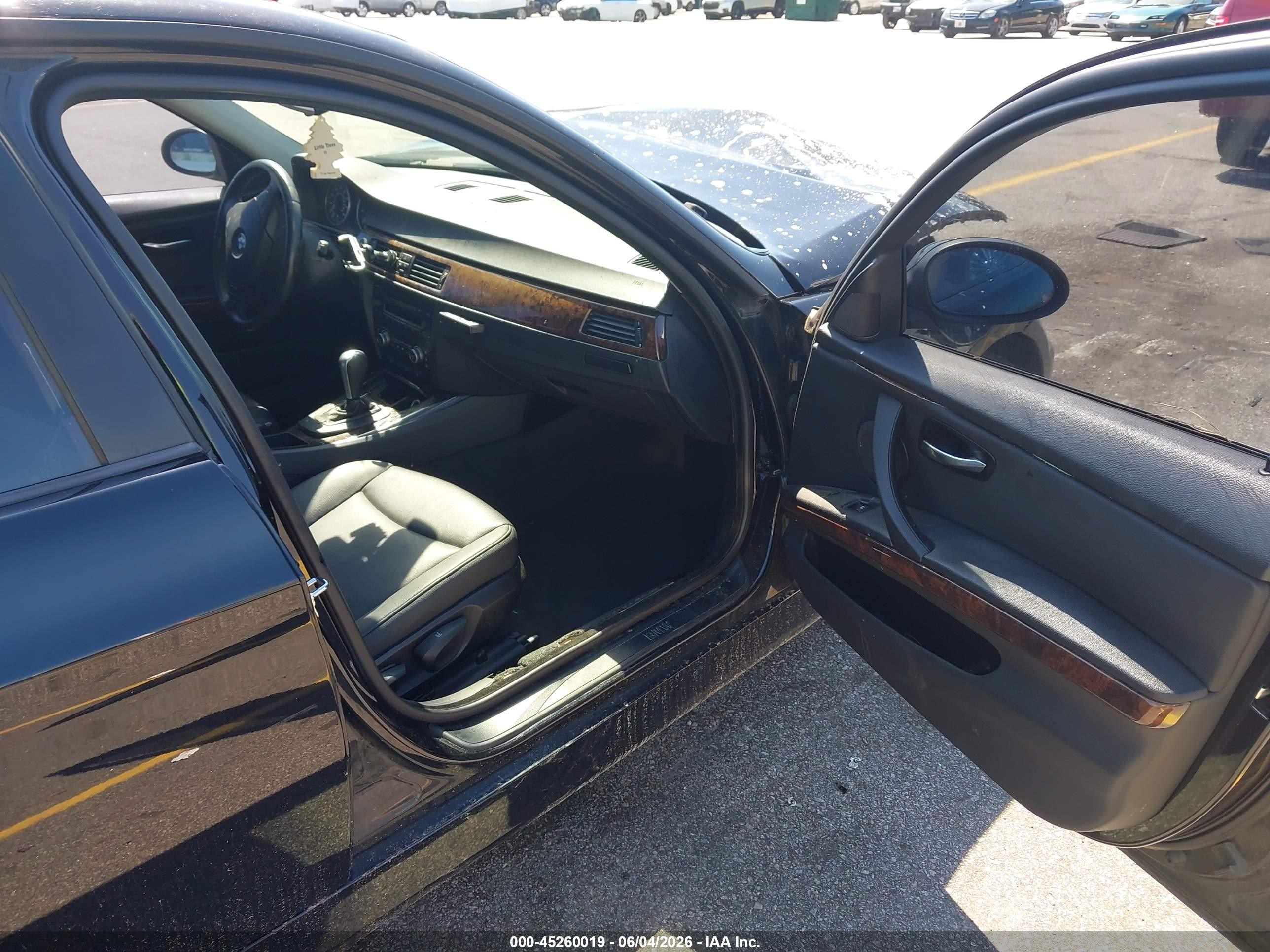 2007 Bmw 328xi Black vin: WBAVC73577KP34420