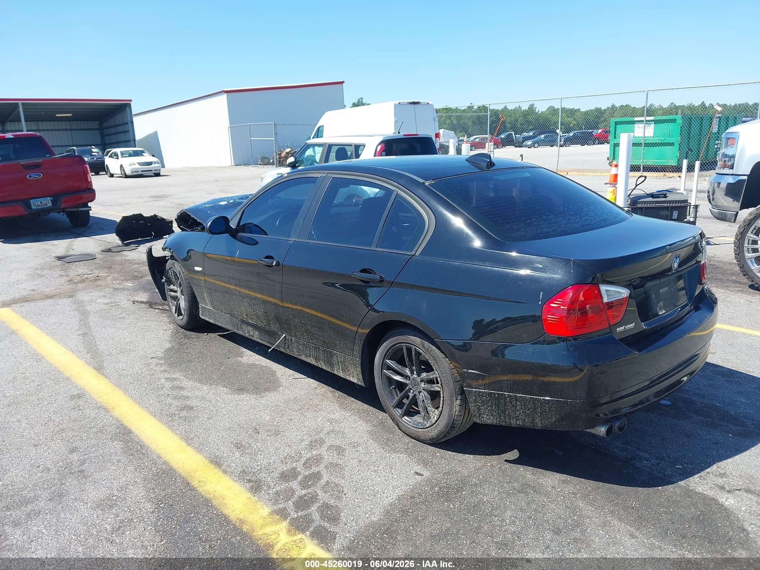 2007 Bmw 328xi Black vin: WBAVC73577KP34420