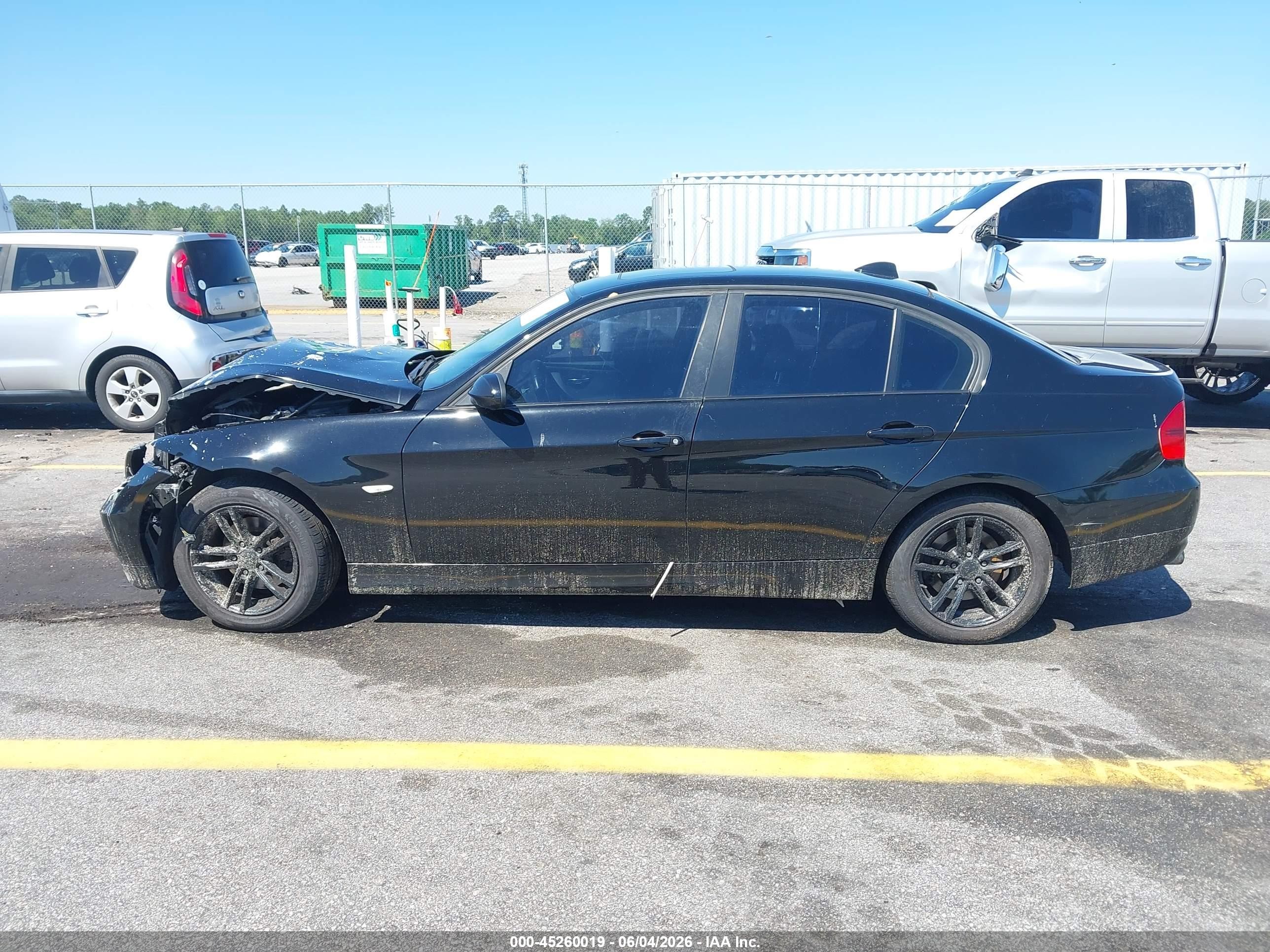 2007 Bmw 328xi Black vin: WBAVC73577KP34420