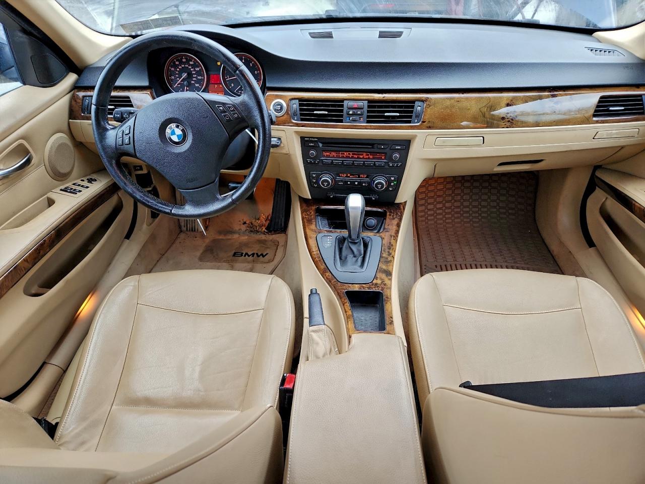 2008 Bmw 328 Xi Sulev Синий vin: WBAVC73578KX90505