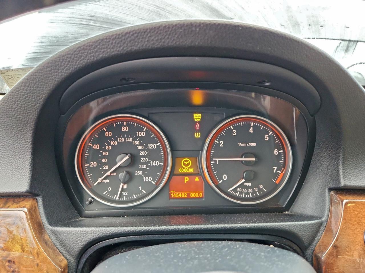 2008 Bmw 328 Xi Sulev Синий vin: WBAVC73578KX90505