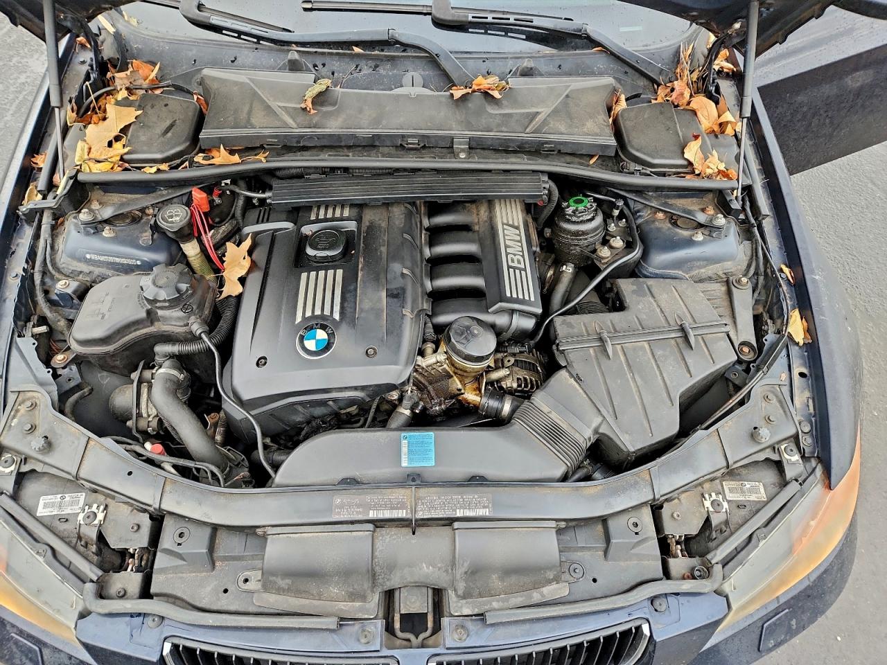 2008 Bmw 328 Xi Sulev Синий vin: WBAVC73578KX90505