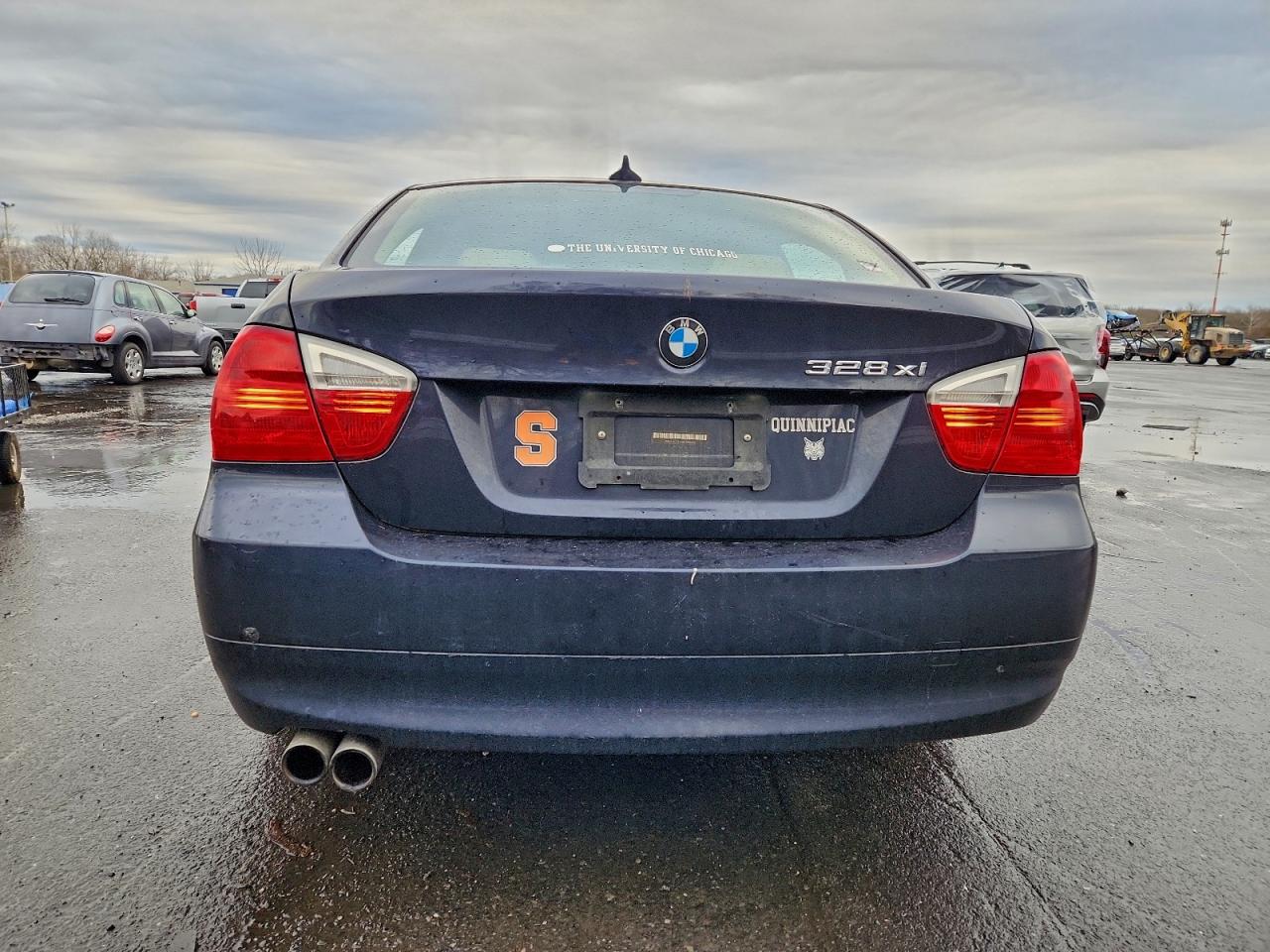 2008 Bmw 328 Xi Sulev Синий vin: WBAVC73578KX90505