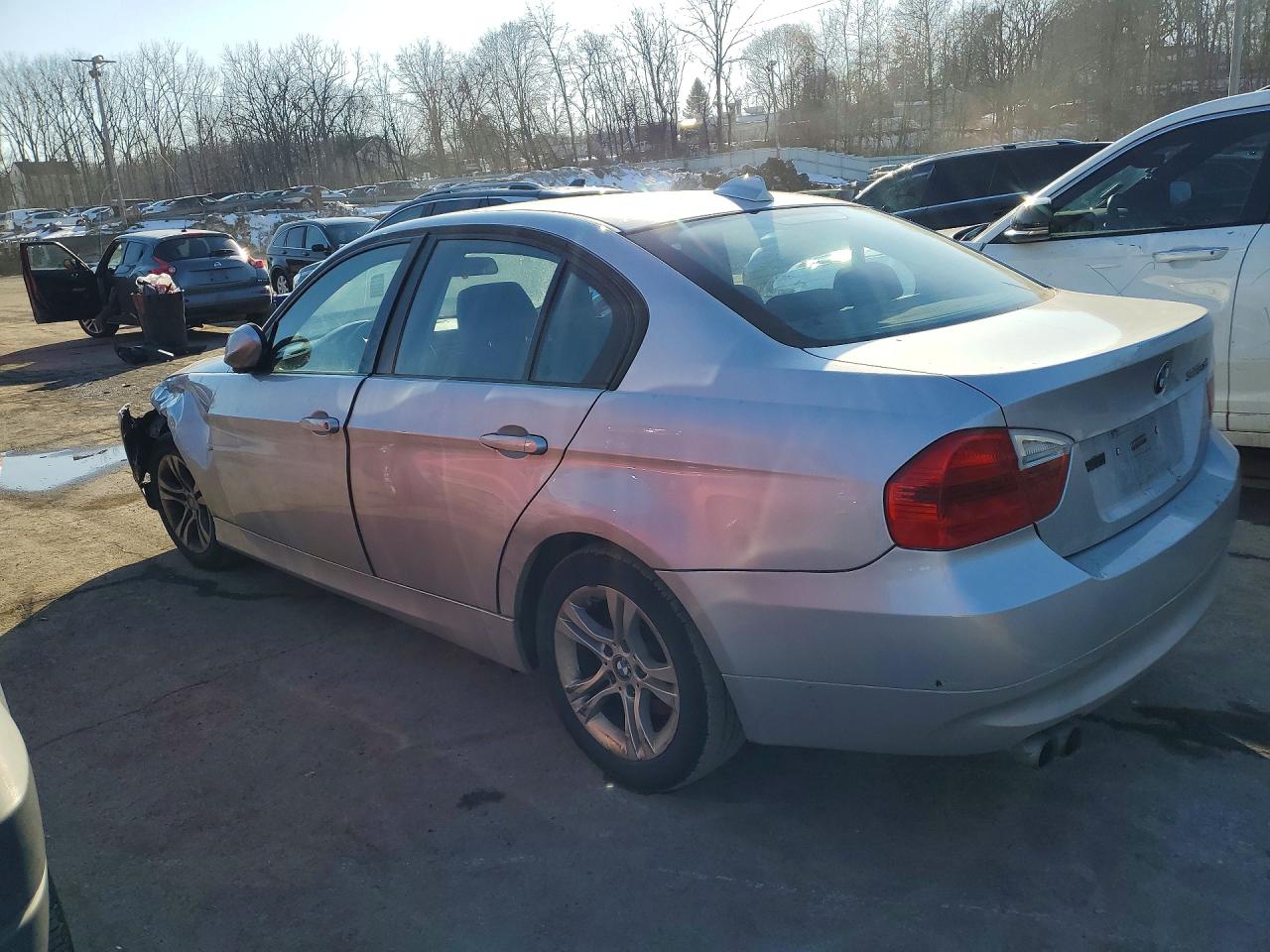 2008 Bmw 328 Xi Sulev Серый vin: WBAVC73588KX90982
