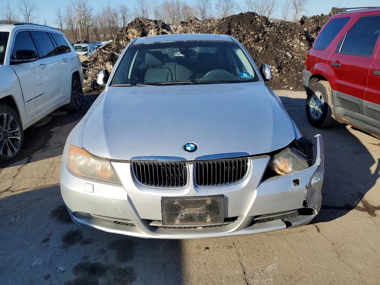 2008 Bmw 328 Xi Sulev Серый vin: WBAVC73588KX90982