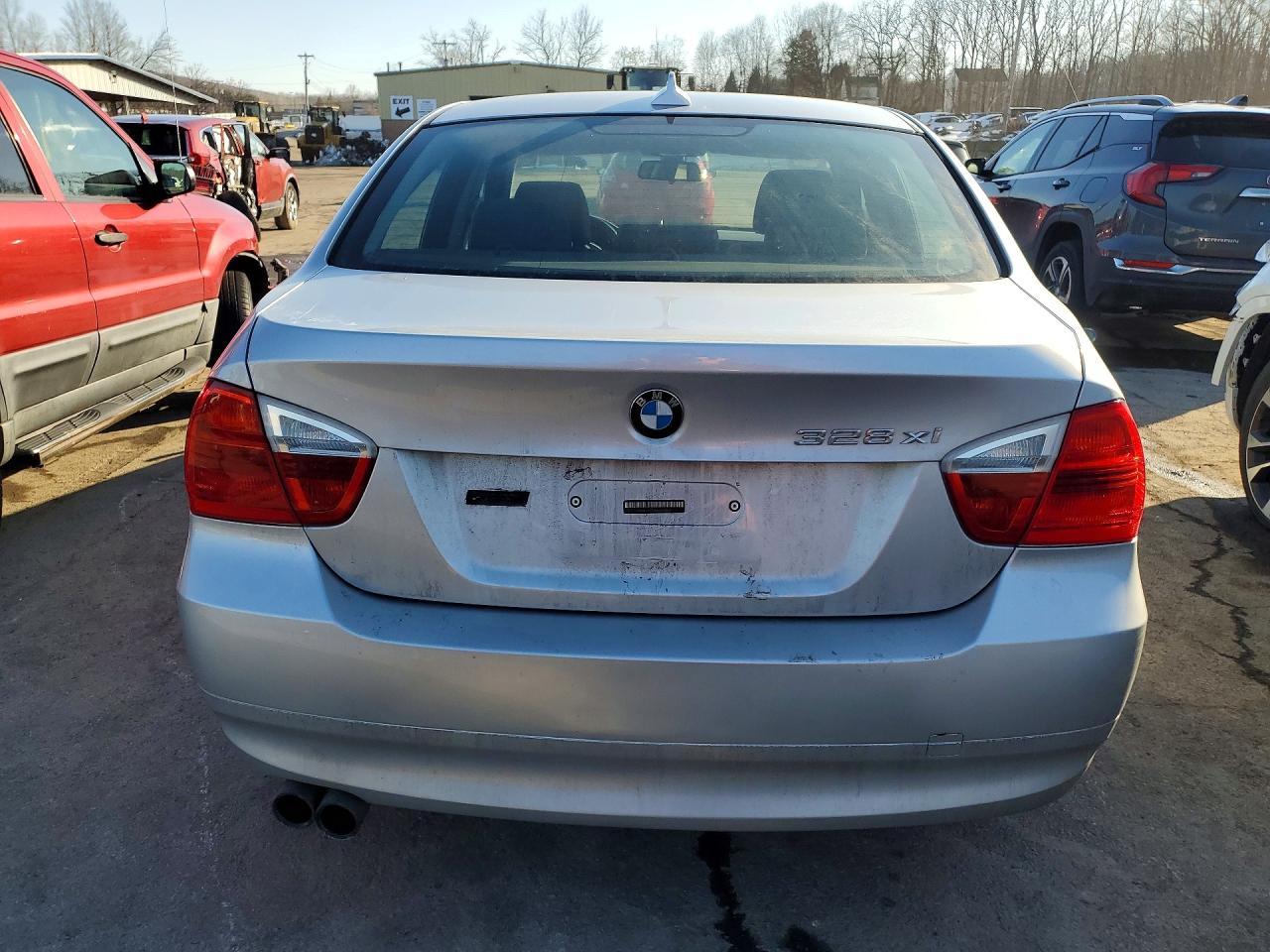 2008 Bmw 328 Xi Sulev Серый vin: WBAVC73588KX90982