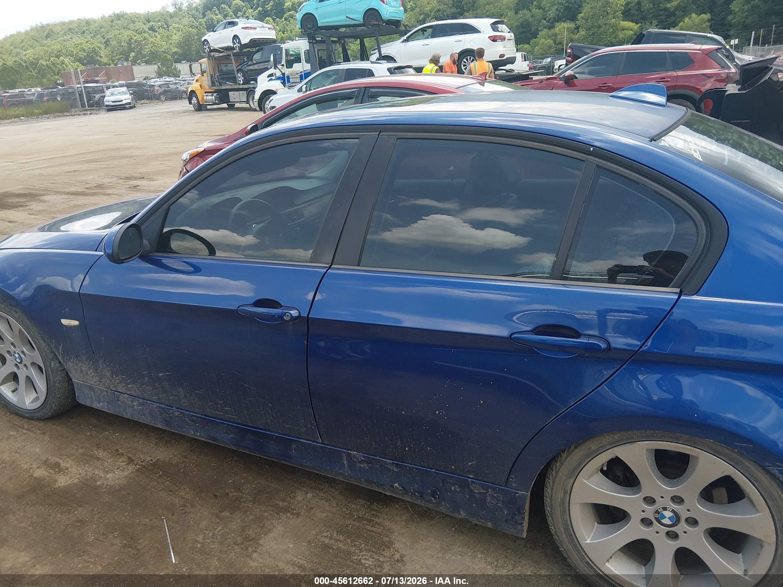 2007 Bmw 328xi   Blue vin: WBAVC735X7AC79796