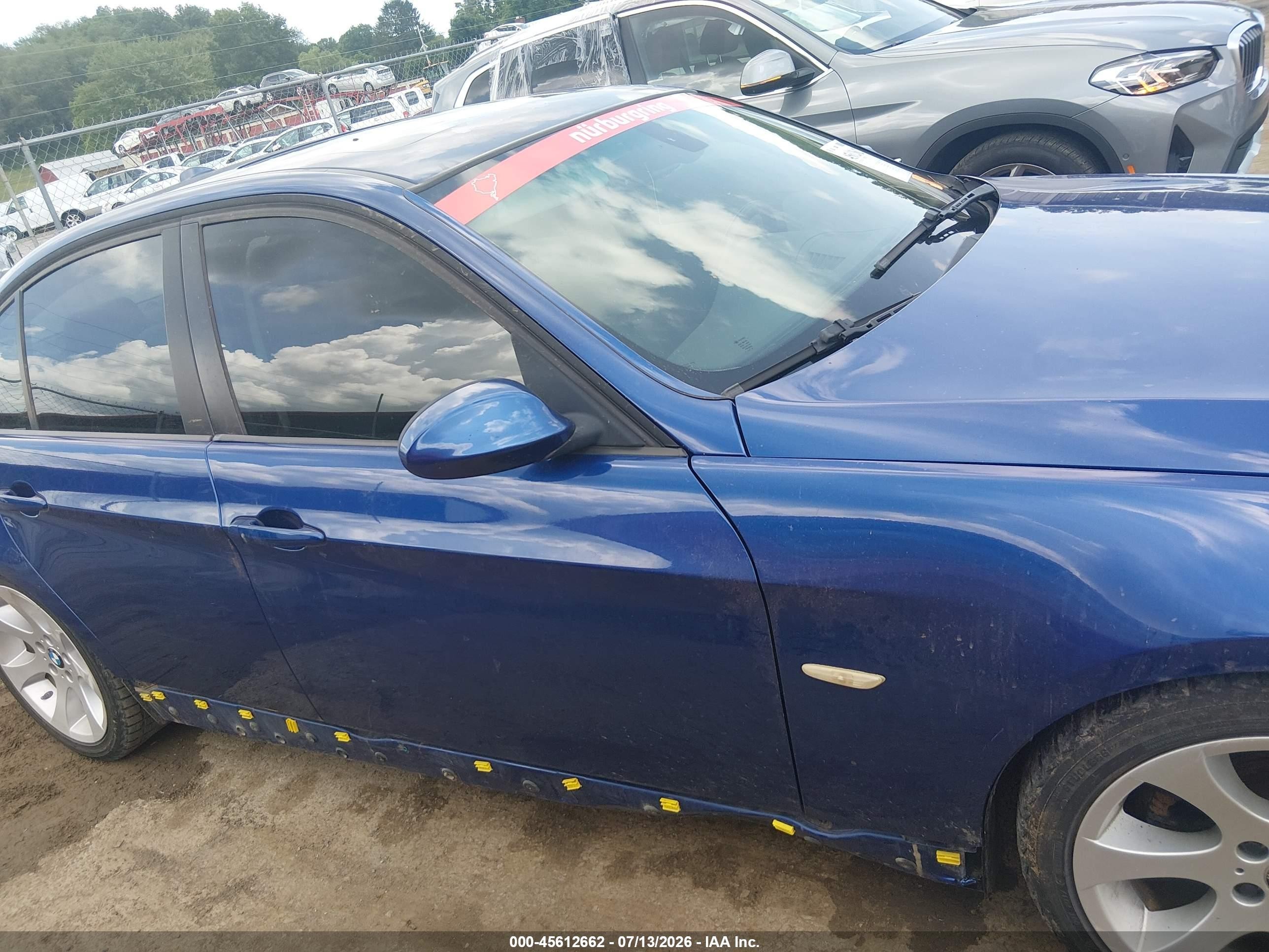 2007 Bmw 328xi   Blue vin: WBAVC735X7AC79796