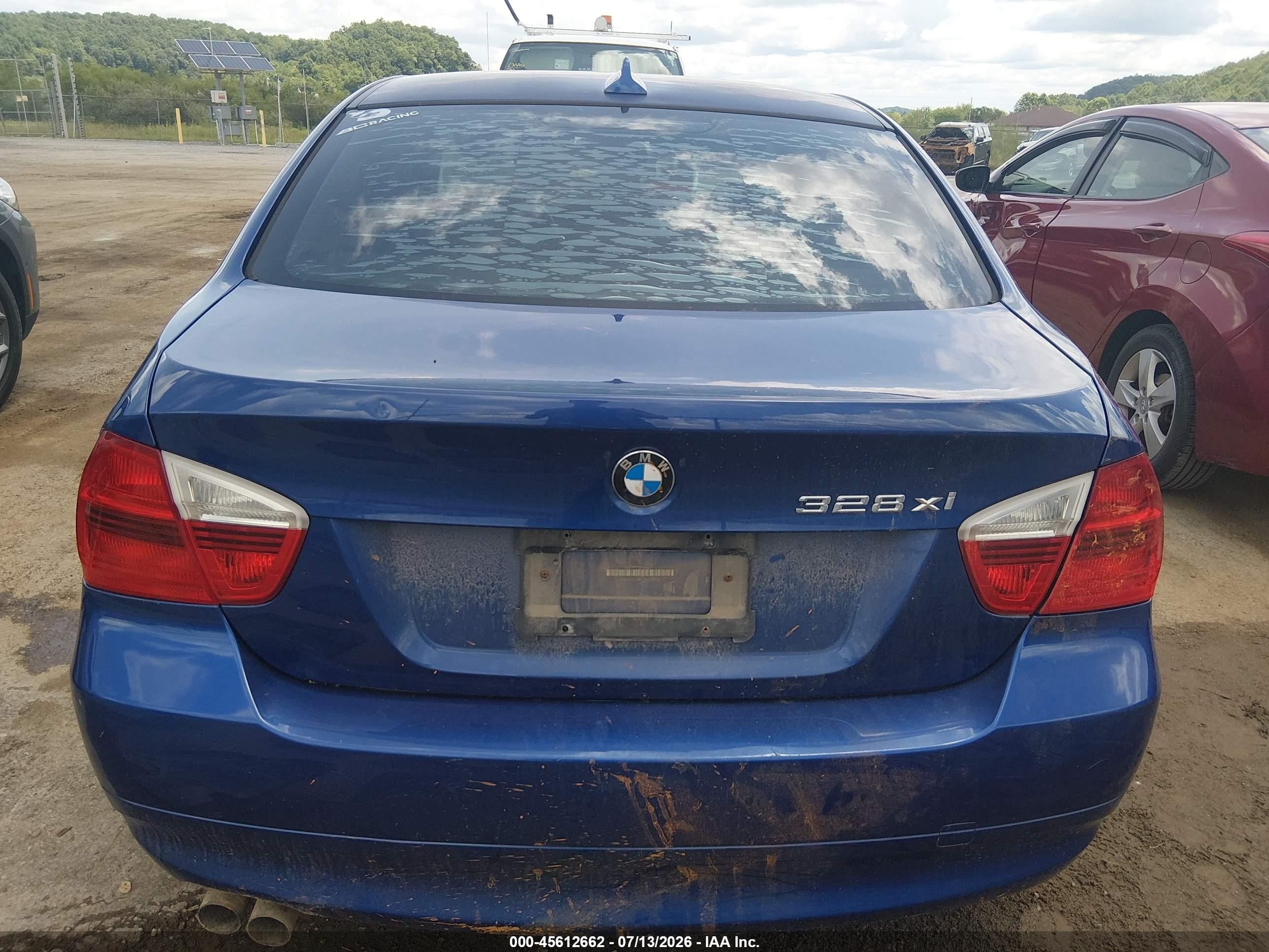 2007 Bmw 328xi   Blue vin: WBAVC735X7AC79796