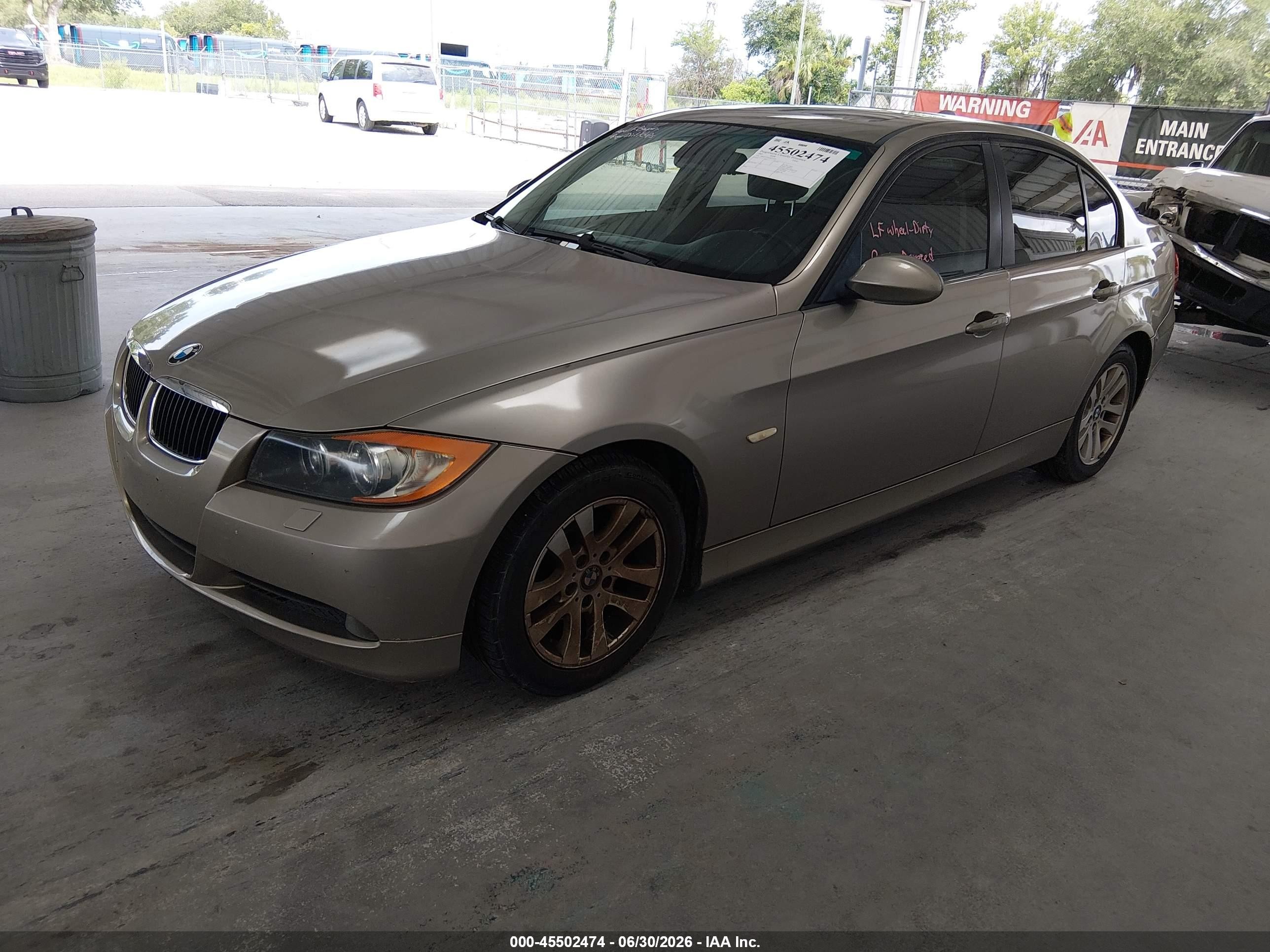 2007 Bmw 328xi   Beige vin: WBAVC93507K035240