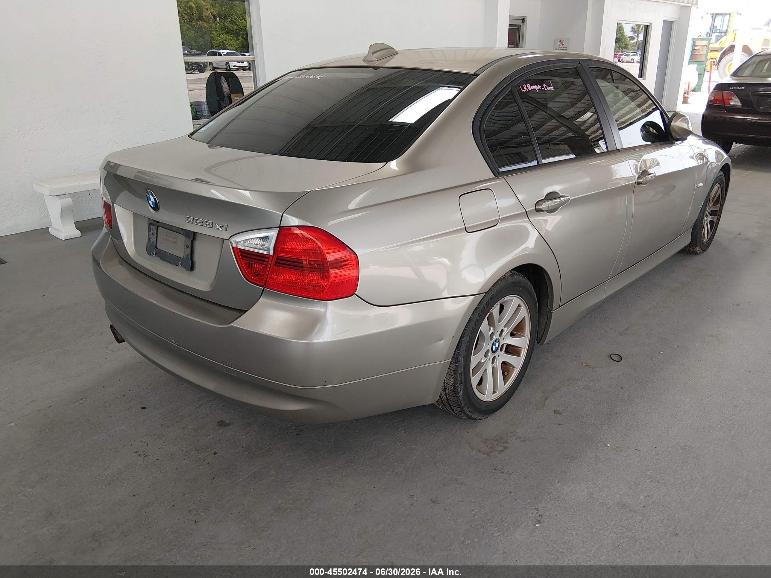 2007 Bmw 328xi   Beige vin: WBAVC93507K035240