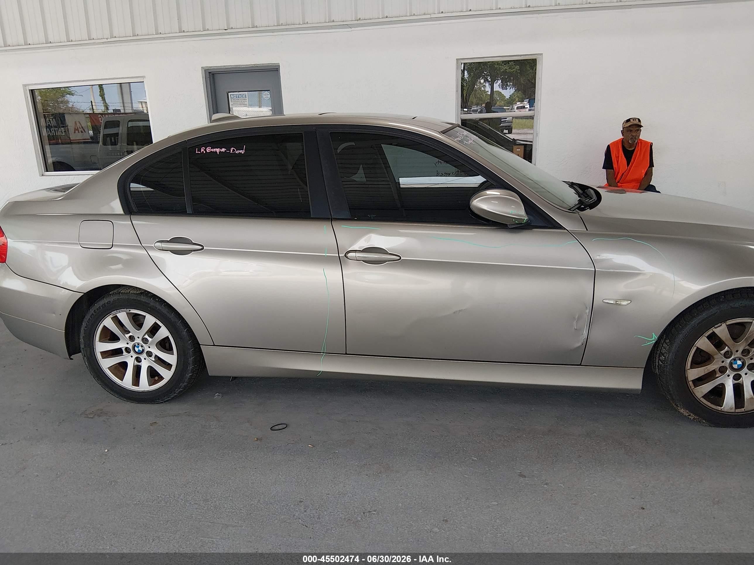 2007 Bmw 328xi   Beige vin: WBAVC93507K035240