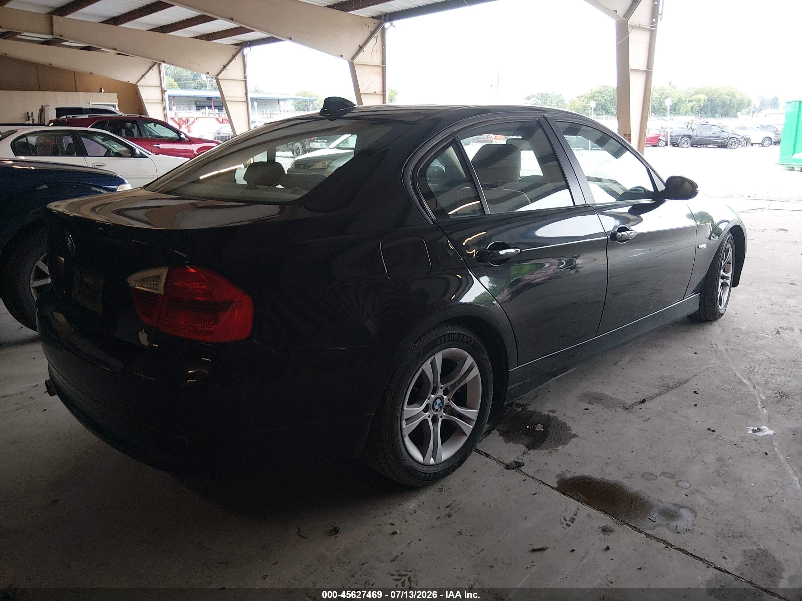 2008 Bmw 328xi   Black vin: WBAVC93508K038169
