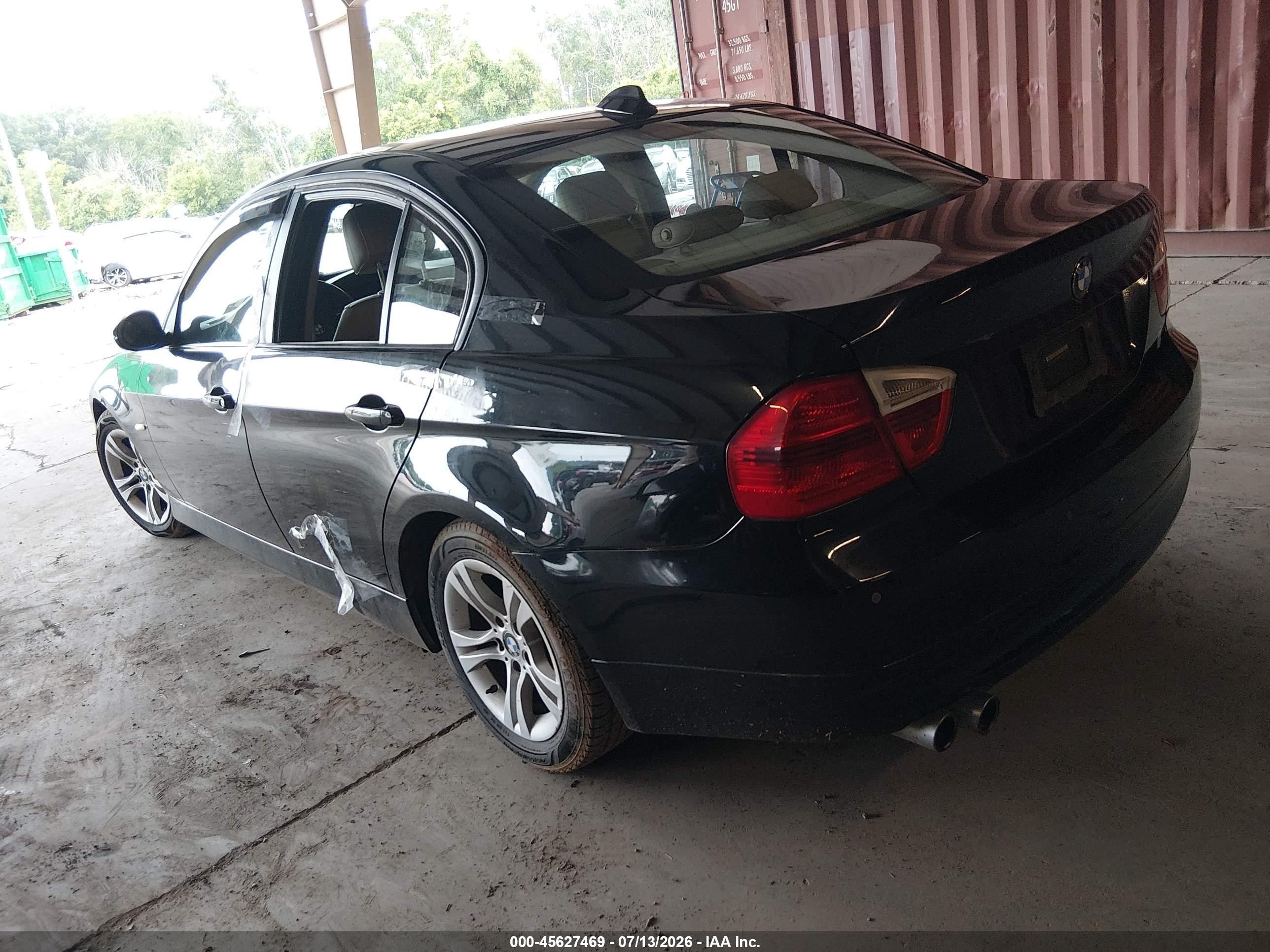 2008 Bmw 328xi   Black vin: WBAVC93508K038169