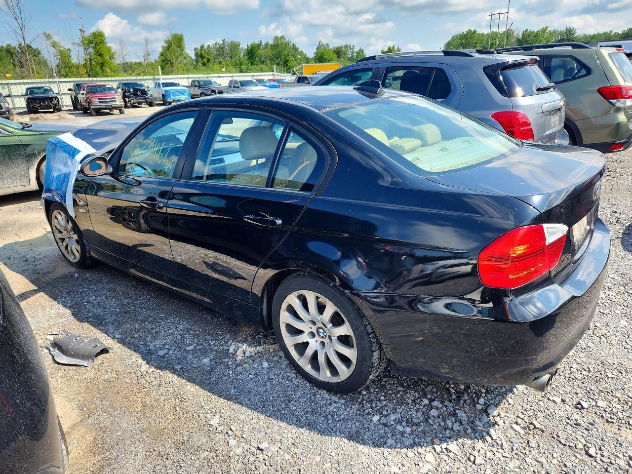 2008 Bmw 328 Xi Black vin: WBAVC93508K040794