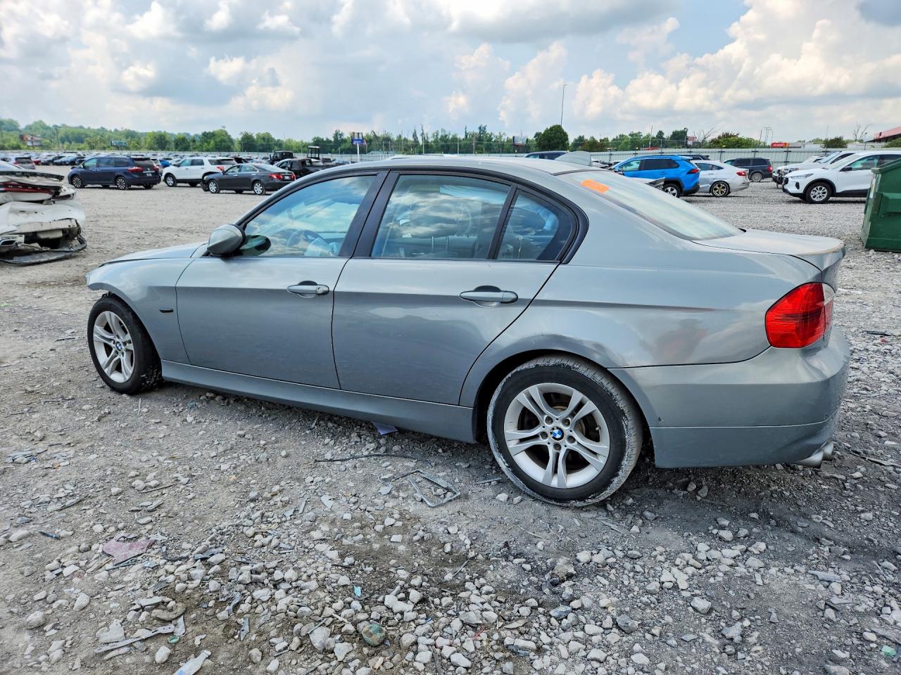2008 Bmw 328 Silver vin: WBAVC93508K056722