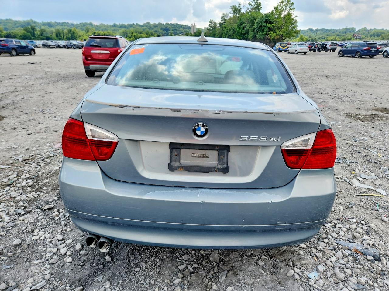 2008 Bmw 328 Silver vin: WBAVC93508K056722