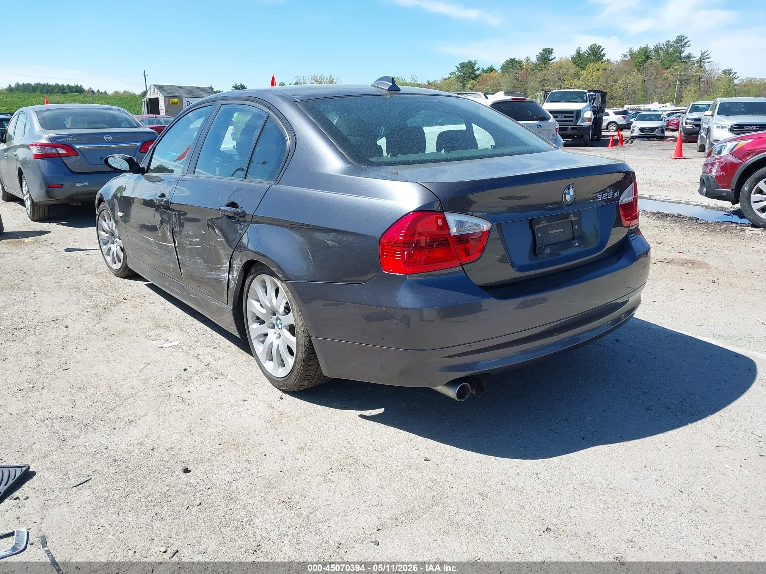 2008 Bmw 328xi   Gray vin: WBAVC93508KZ73028