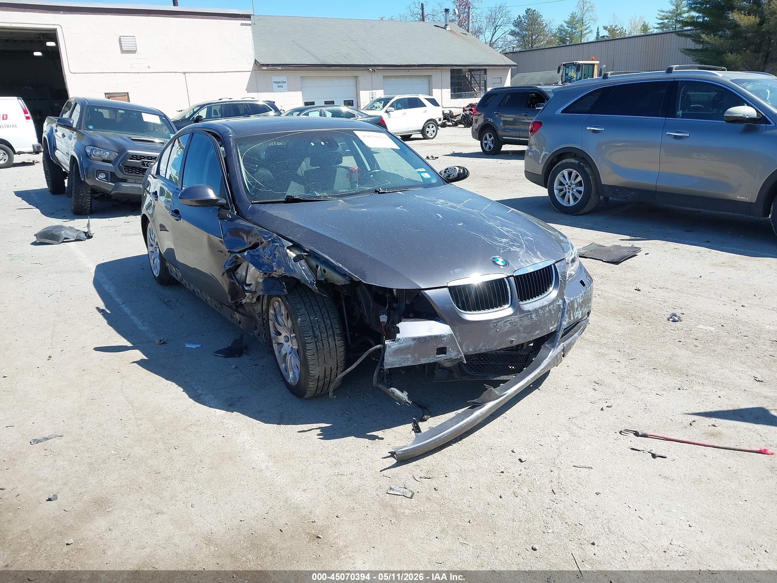 2008 Bmw 328xi   Gray vin: WBAVC93508KZ73028