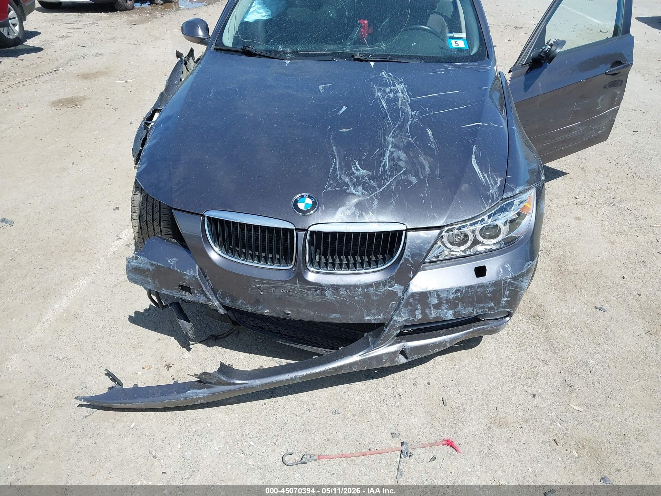 2008 Bmw 328xi   Gray vin: WBAVC93508KZ73028